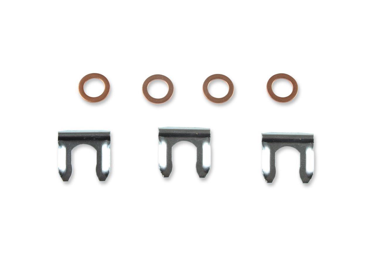 REKUDO JL8 Brake Hoses RK402-2 Hoses, Rear, Use with Rekudo Rear Disc Brakes, Rubber, Includes Clips and Washers, Chevy, Pontiac, Set of 3 thumbnail 3