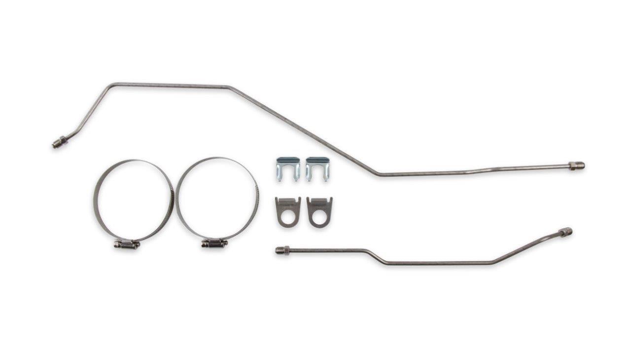 REKUDO Brake Lines RK402-3 Lines, Rear Axle, Left and Right, Includes Mounts and Retaining Clips, Use with Rekudo JL8 Disc Brakes, Chevy, Pontiac, Kit thumbnail 5