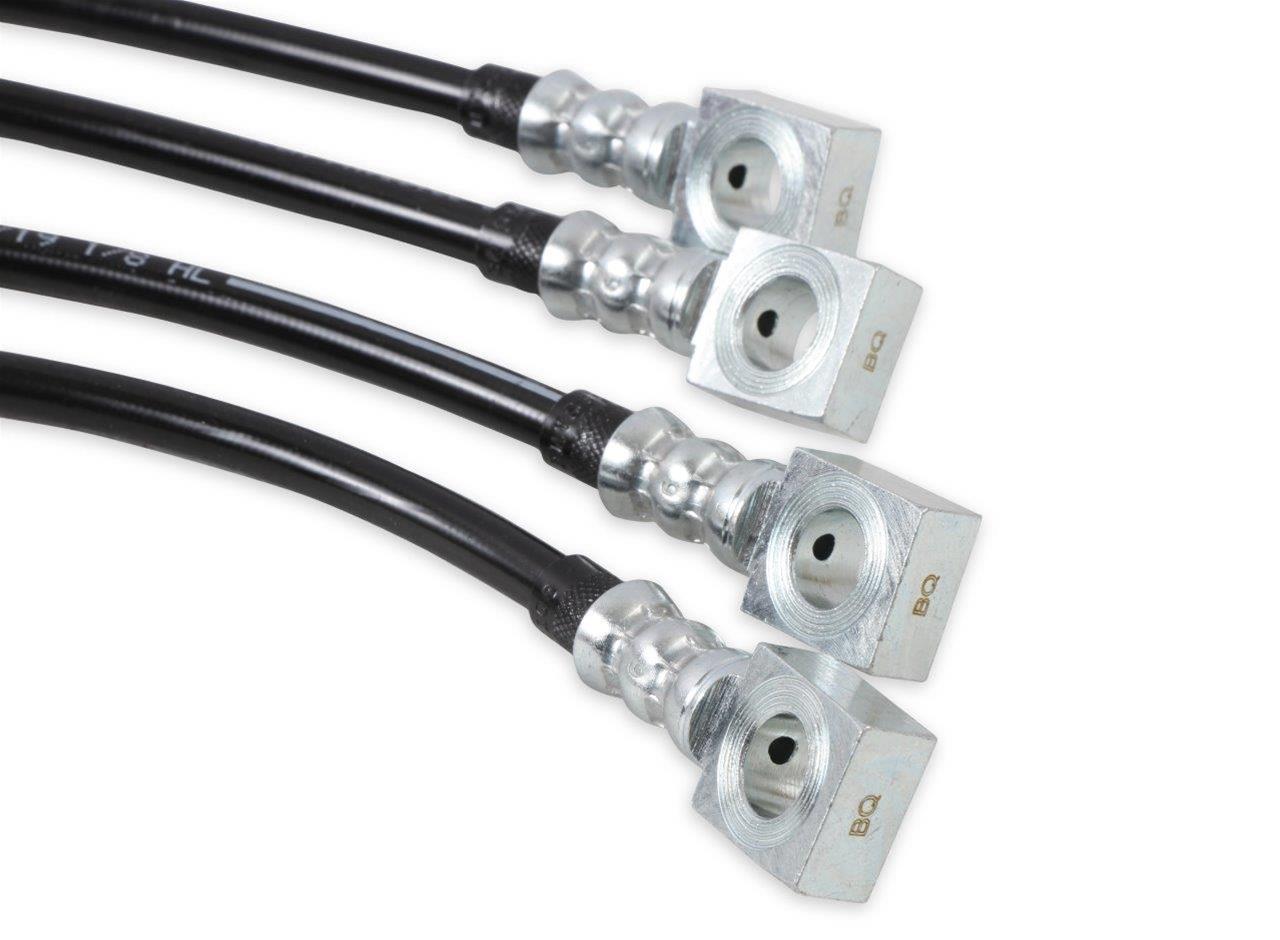 REKUDO JL8 Brake Hose and Hardline Kits RK402-4 Hoses, Front Rear, Use with Rekudo Disc Brakes, Includes Rear Axle Lines, Mounts, Clips Washers, Chevy, Pontiac, Kit thumbnail 6