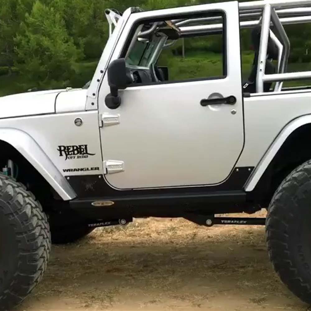 Rock Slide 07-18 Jeep JK 2 Door Step-Slider Rocker Guards