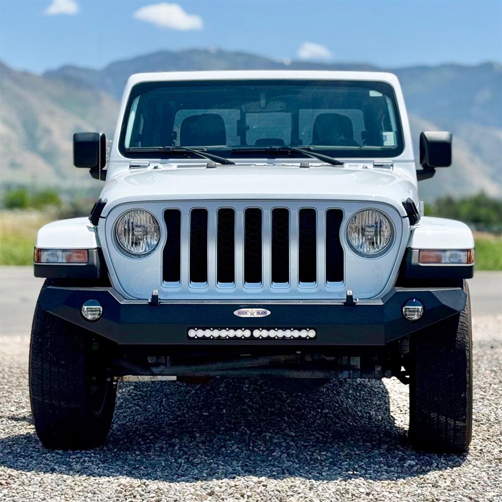 Rock Slide Jeep Wrangler JL Appalachian Steel Full Front Bumper thumbnail 2