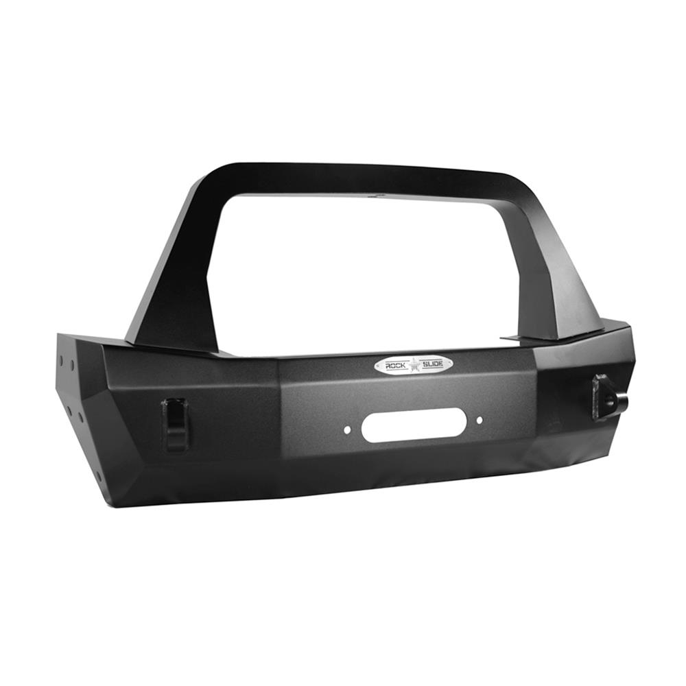 Rock Slide Engineering Bumpers FB-S-100-JK Rigid Shorty Front Bumper, Complete With Winch Plate, 2007-18 Jeep JK 2-4 Door thumbnail 5