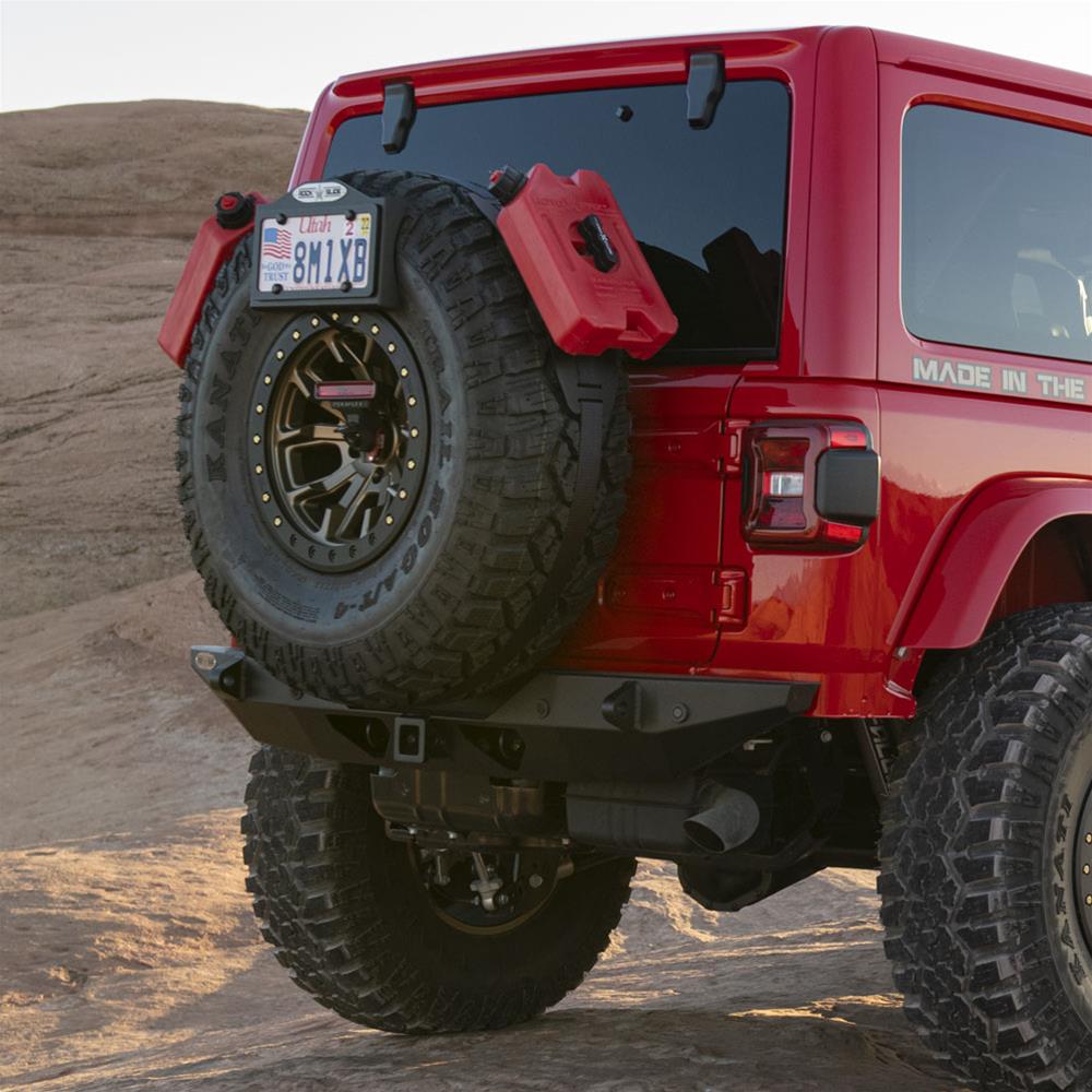 Rock Slide 18-22 Jeep JL 2-4 Door Rigid Rear Bumper Shorty/No Tire Carrier thumbnail 3