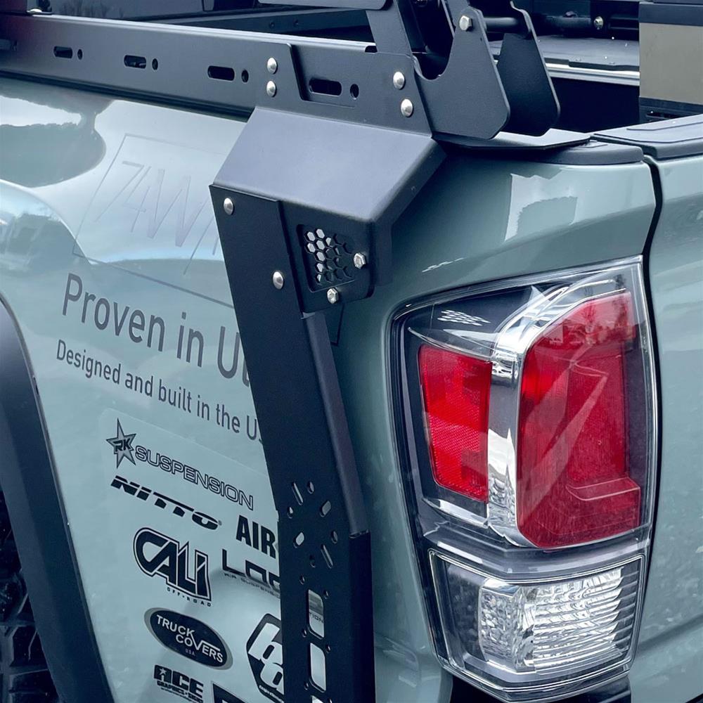 Rock Slide Engineering 15-22 Tacoma Bed Rack - Rear Quarter Side Rails