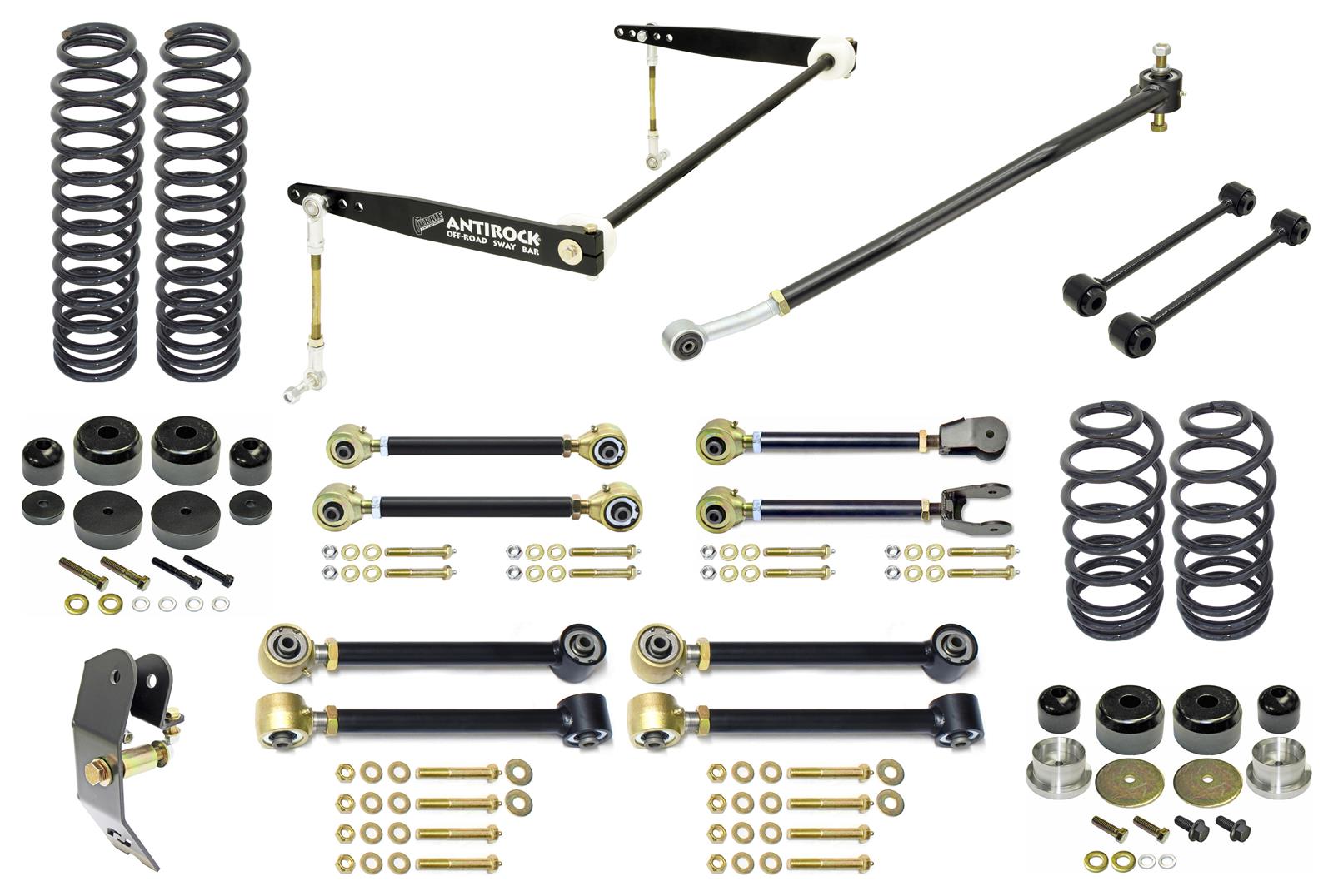 Rock Jock CE9801HSL Rock Jock Johnny Joint Suspension Lift Kits