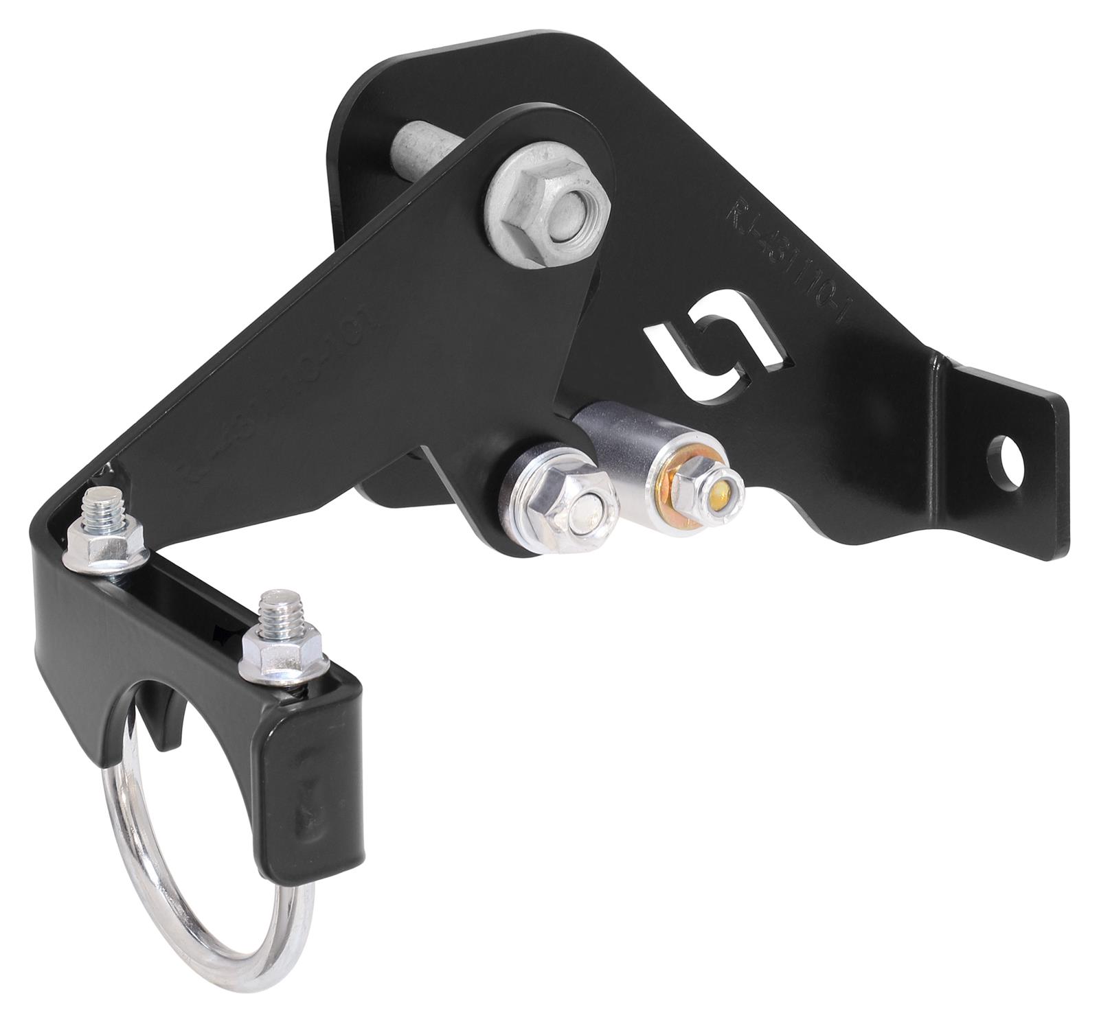 RockJock JK Wrangler Unlimited 4Dr High Steer Front Trac Bar & Stabilizer Shock Relocation Bracket thumbnail 2