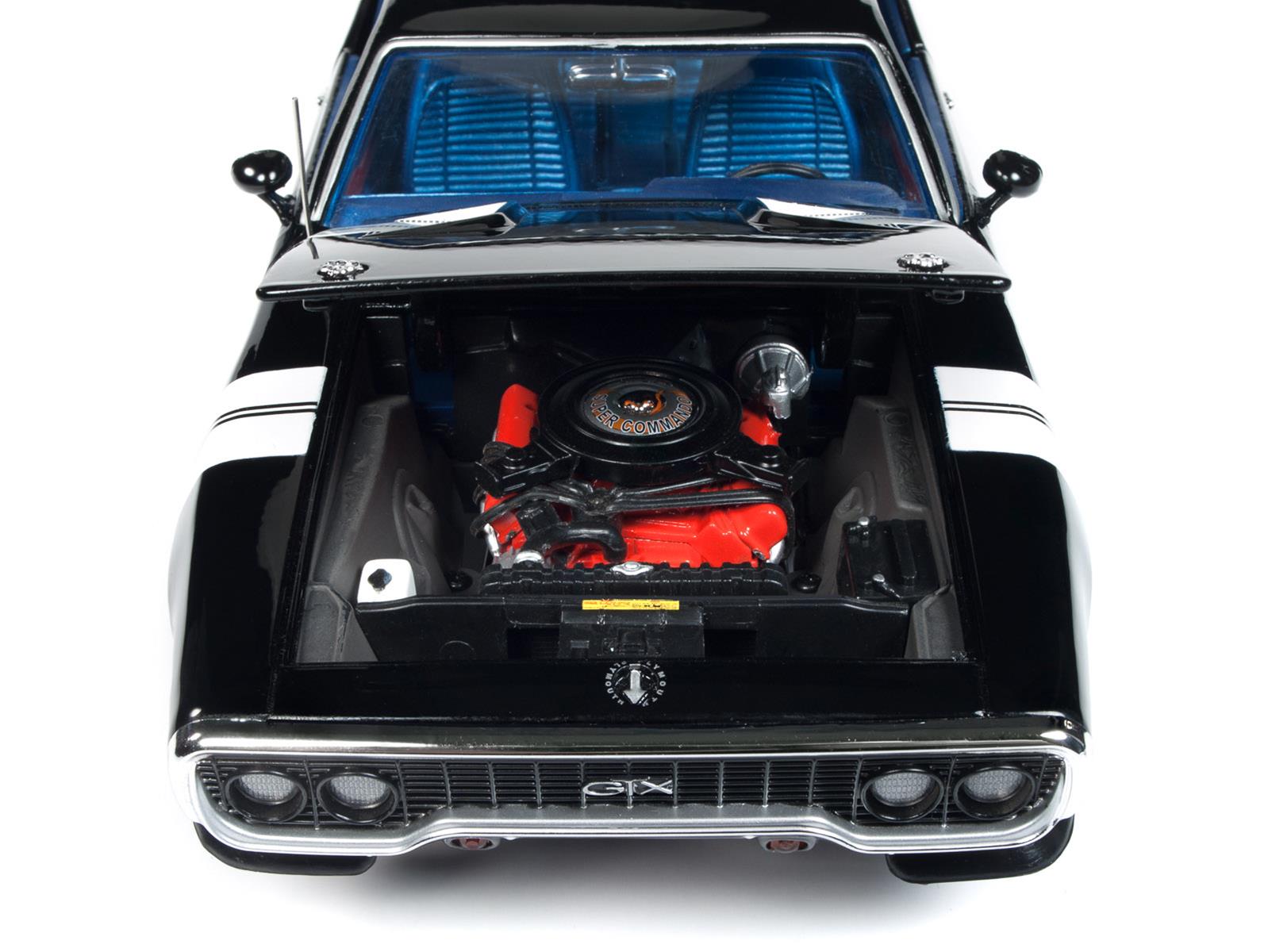 1971　プリムス　GTX440 1/18 Amazon.com: Auto World Diecast 1971 Plymouth GTX 440+6