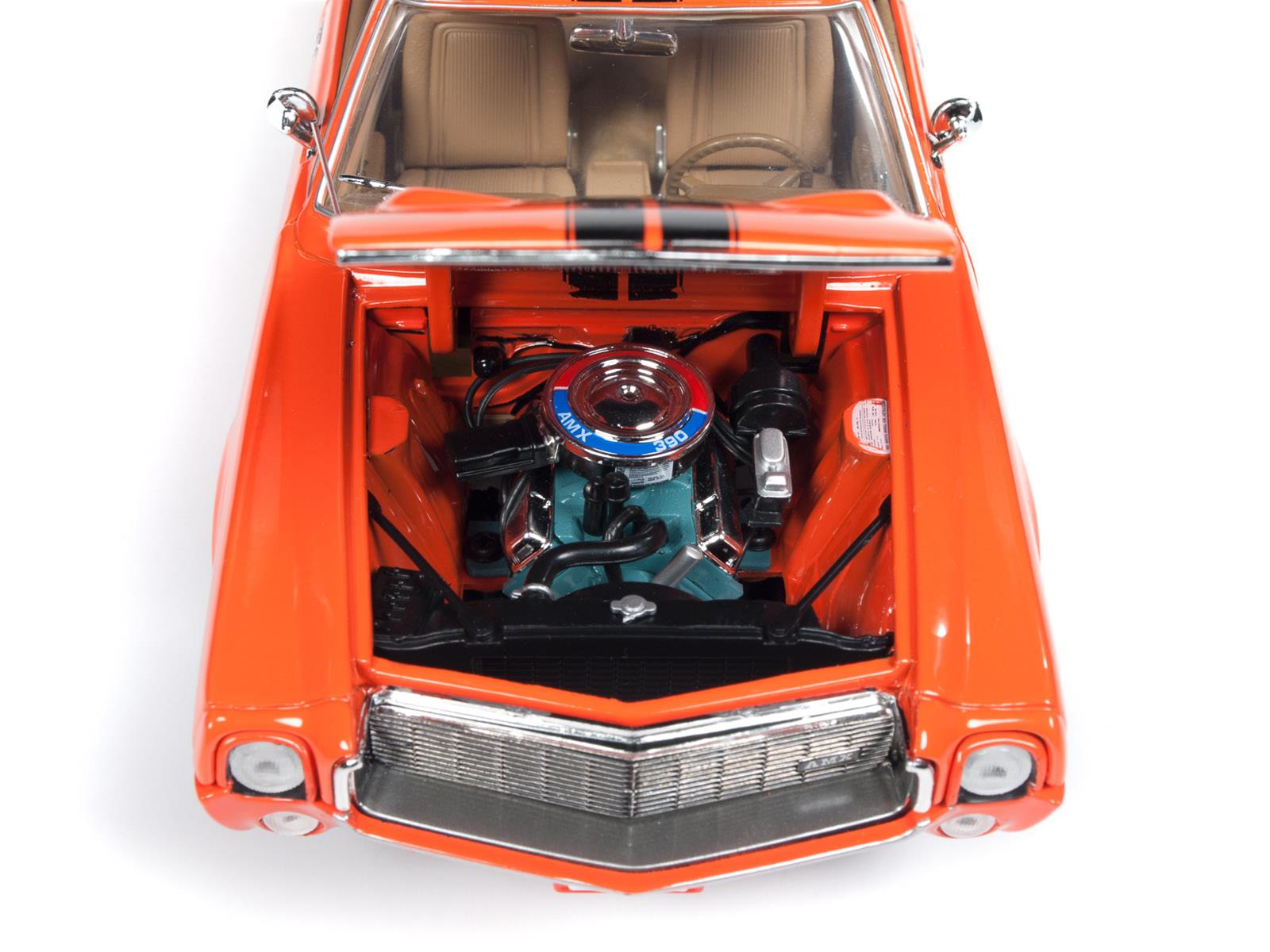 AUTO WORLD AMM1170 118 Scale 1969 AMC AMX Diecast Model Summit Racing