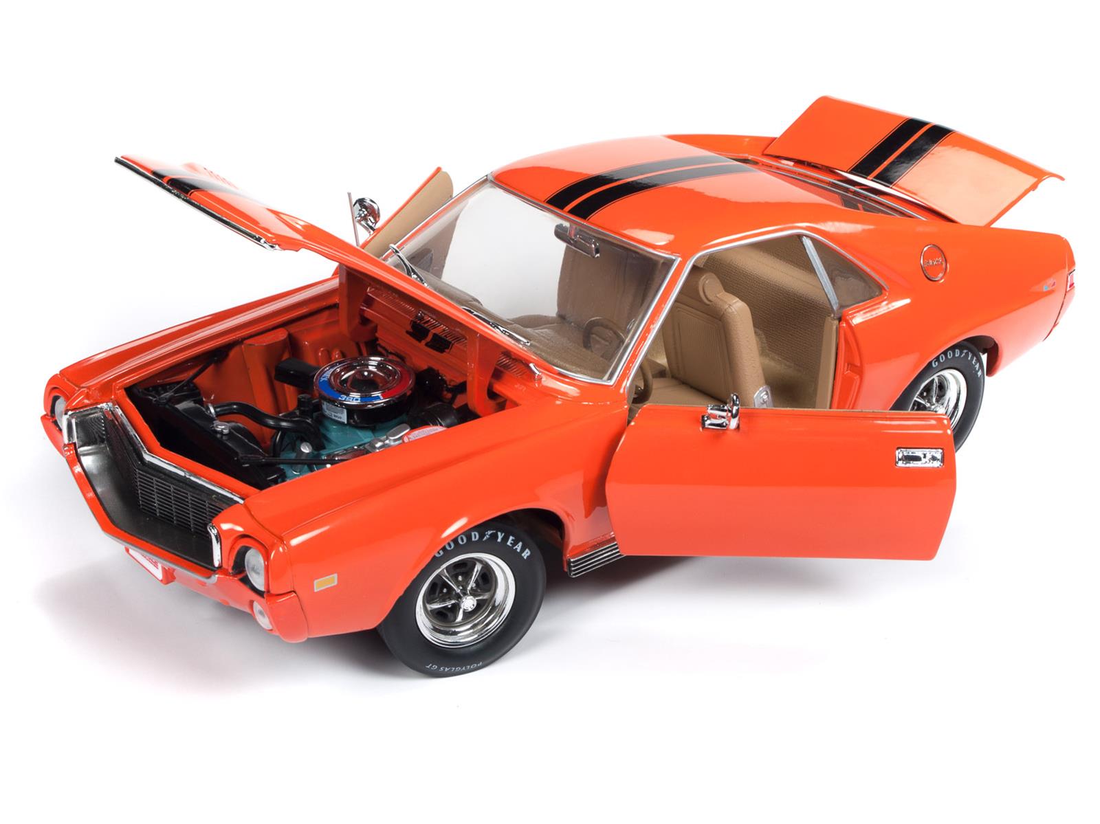 AUTO WORLD AMM1170 118 Scale 1969 AMC AMX Diecast Model Summit Racing