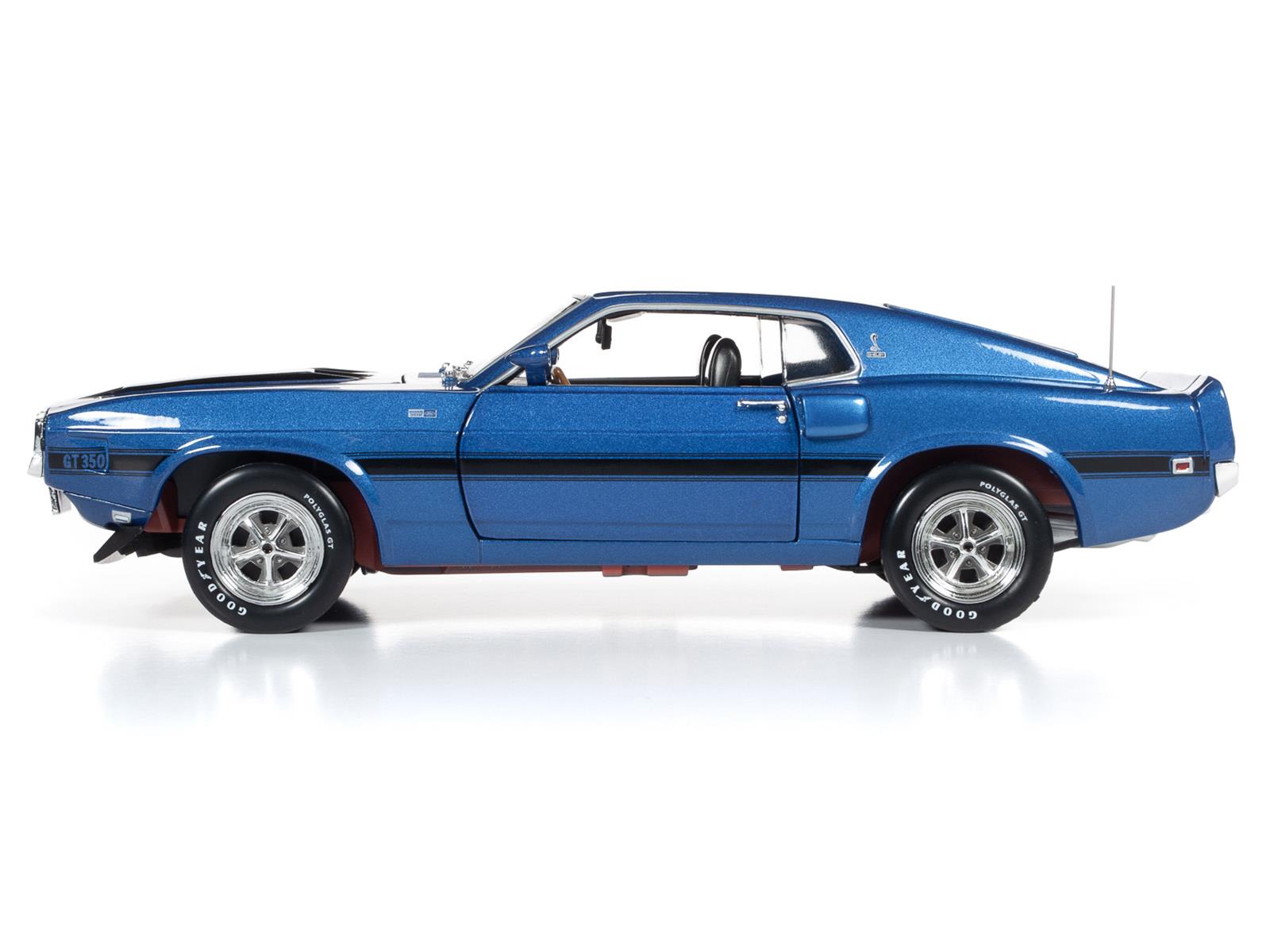 AUTO WORLD AMM1188 1:18 Scale 1969 Ford Mustang Shelby GT