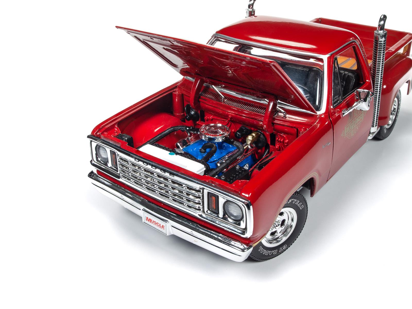 Miniature Ertl American Muscle 1/18 - Dodge Lil Red Truck Pick-up 1978 Rouge