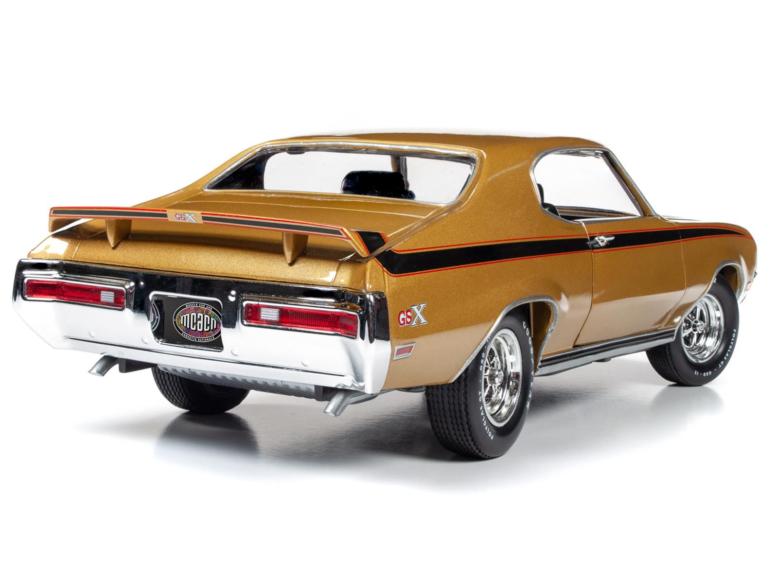 ERTL SB 1/18 - Buick GSX 1971 Noire Et Or – Modèle D'exposition Sans Boîte