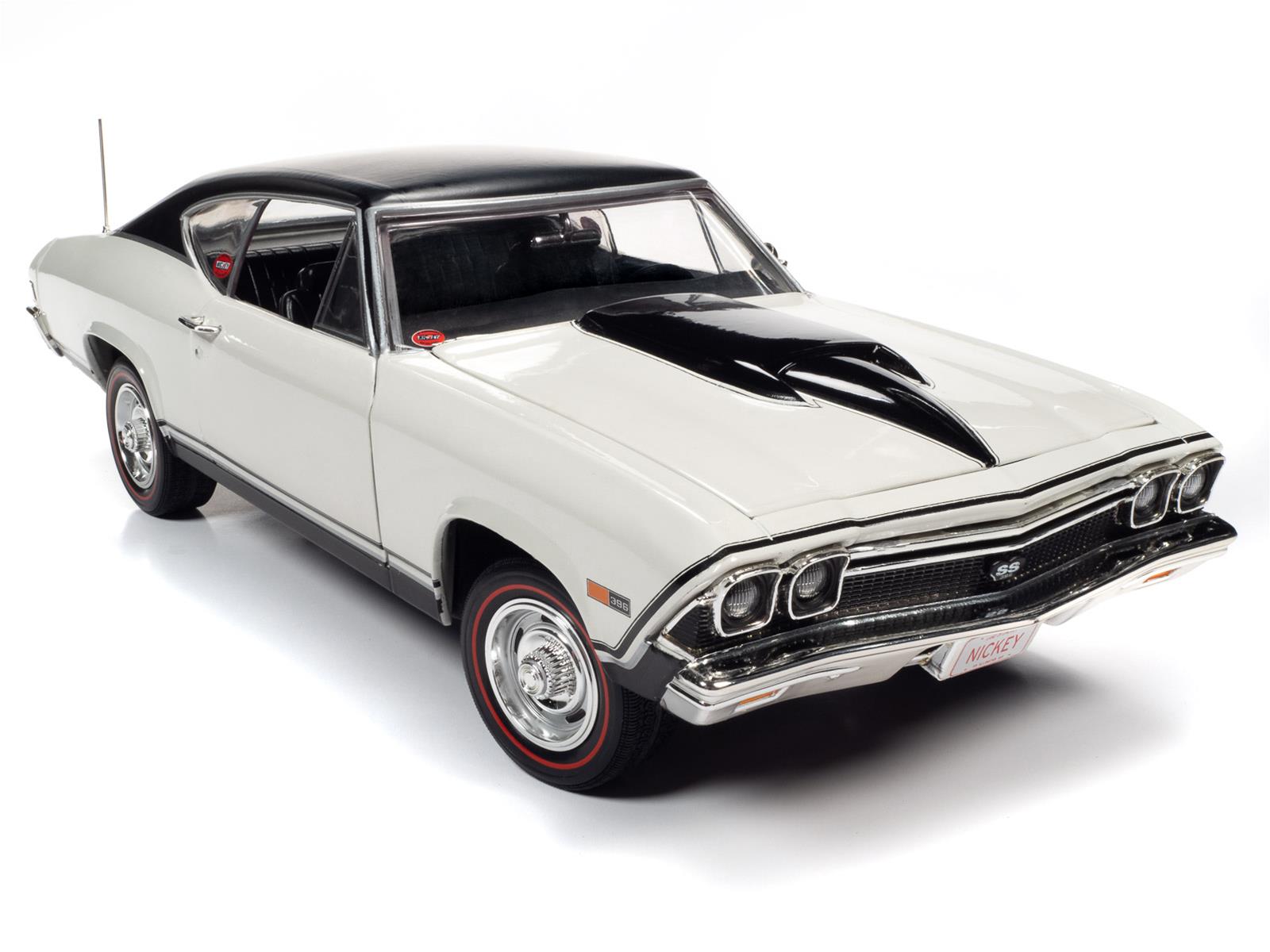 AUTO WORLD AMM1201 1:18 Scale 1968 Nickey Chevrolet Chevelle SS