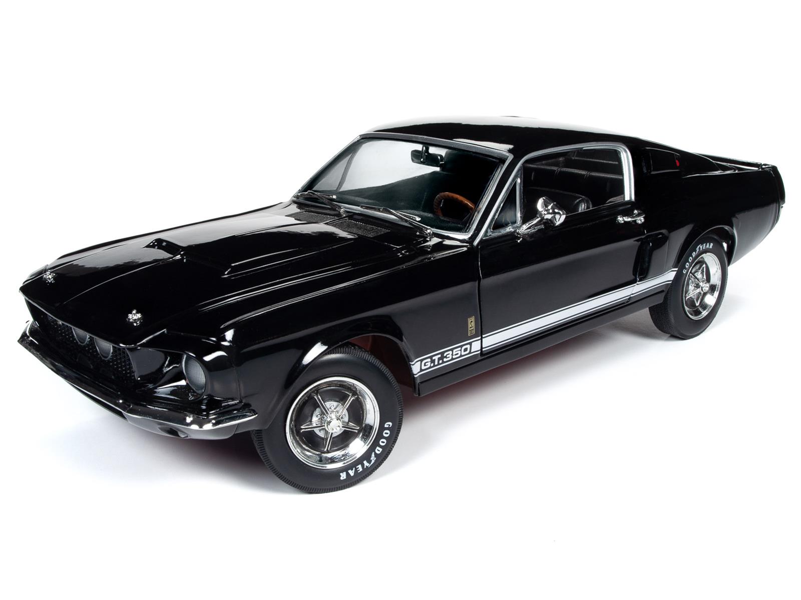 AUTO WORLD AMM1202 1:18 Scale 1967 Ford Mustang Shelby GT350 Coupe ...