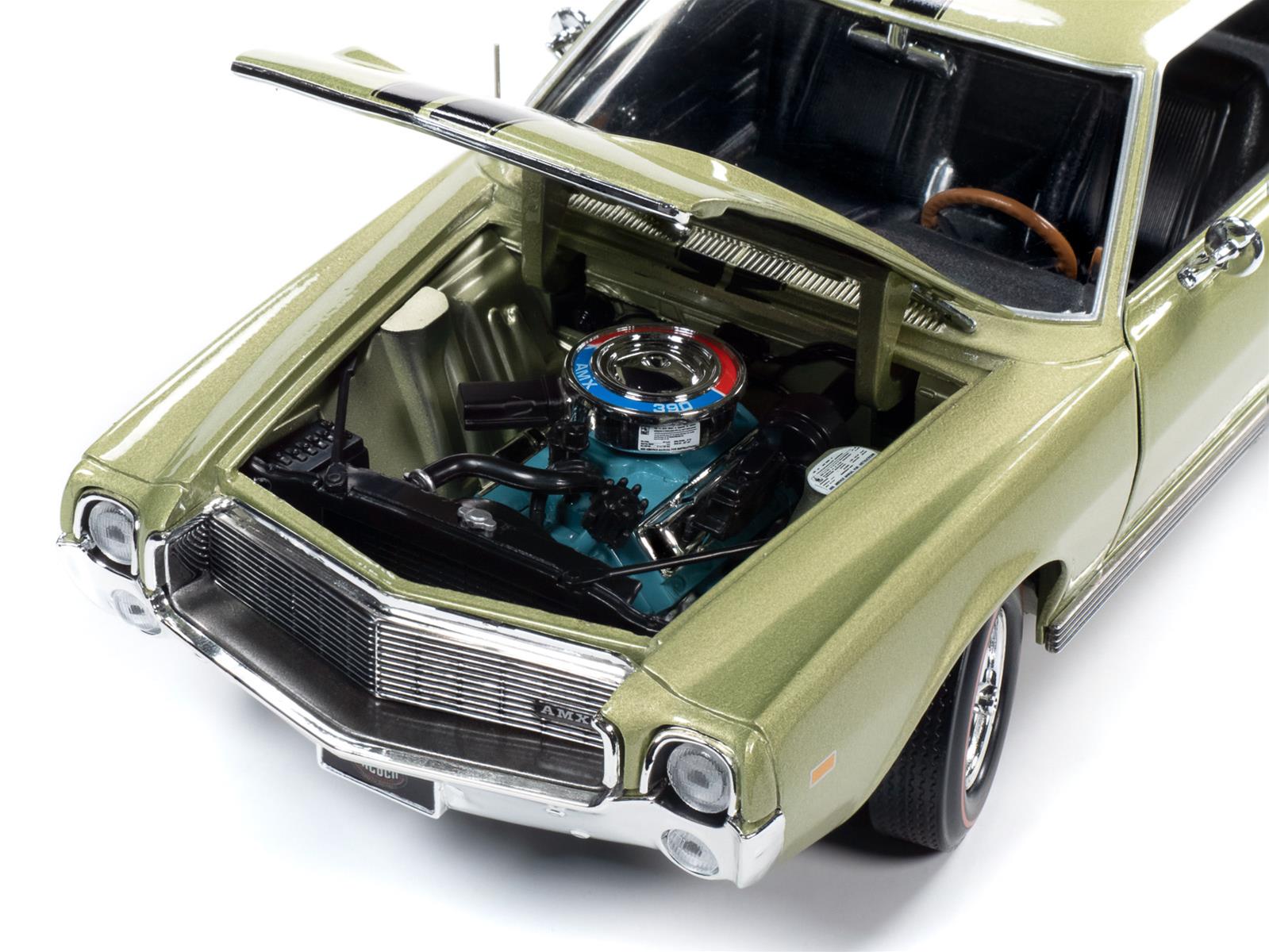 AUTO WORLD AMM1214 1:18 Scale 1968 AMC AMX Diecast Model | Summit