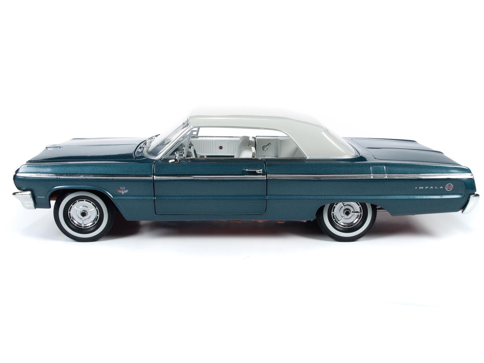ミニカー 1/18 1964 Chevrolet Impala SS Ertl 1/18 Chevy Impala SS 1964 Black Diecast Model Car Elite