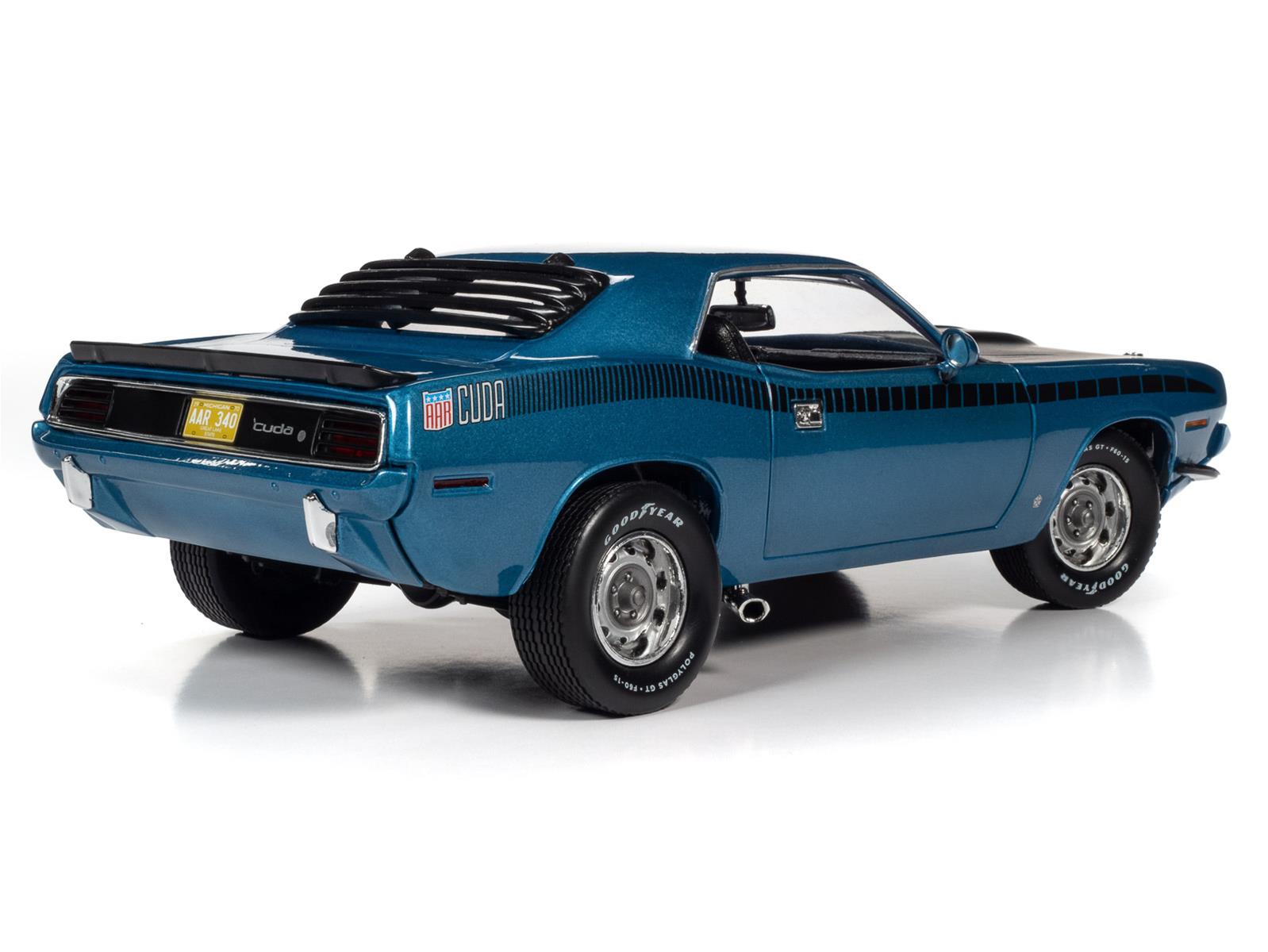 1970 PLYMOUTH AAR CUDA 1/18 アメリカンマッスル ERTL American Muscle 1970 Plymouth AAR Cuda Silver 1:18