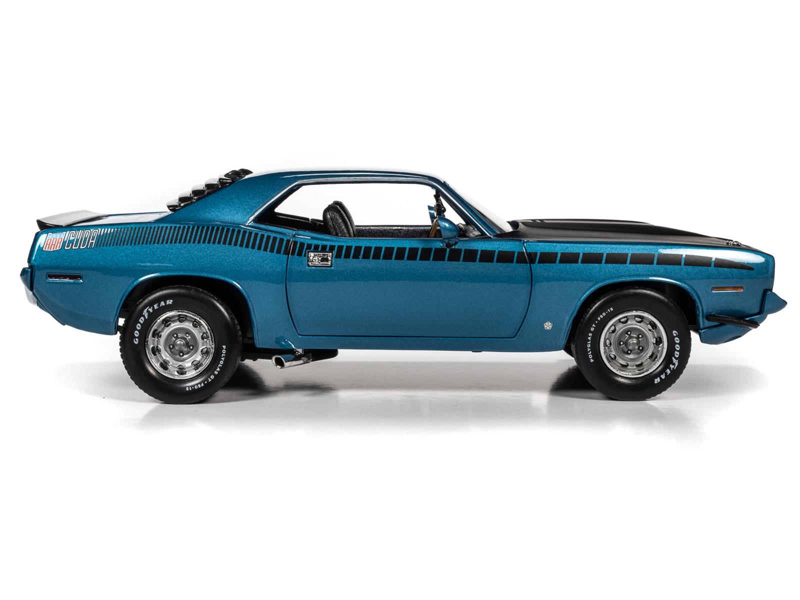 AUTO WORLD AMM1225 1:18 Scale 1970 Plymouth AAR Barracuda Diecast