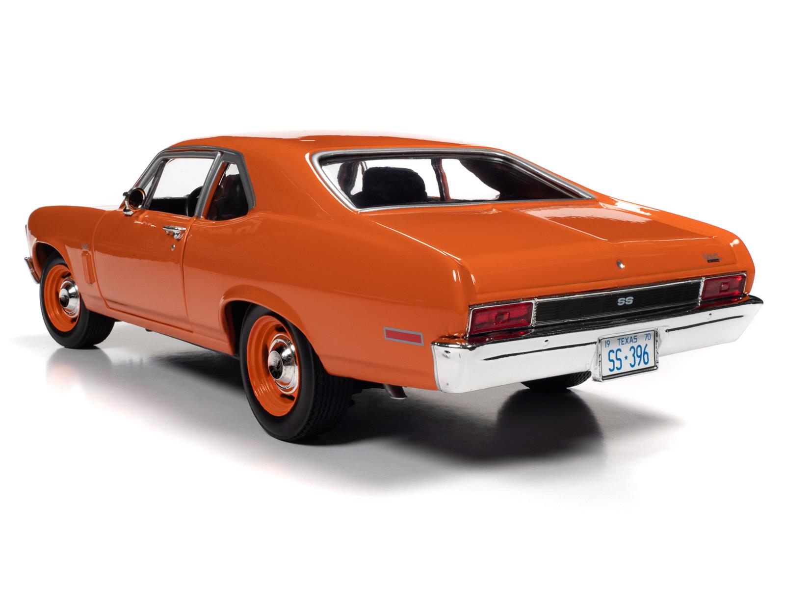 AUTO WORLD AMM1226 1:18 Scale 1970 Chevrolet Nova SS Diecast Model