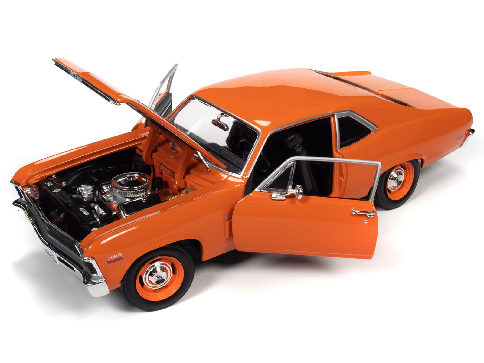 AUTO WORLD AMM1226 1:18 Scale 1970 Chevrolet Nova SS Diecast Model
