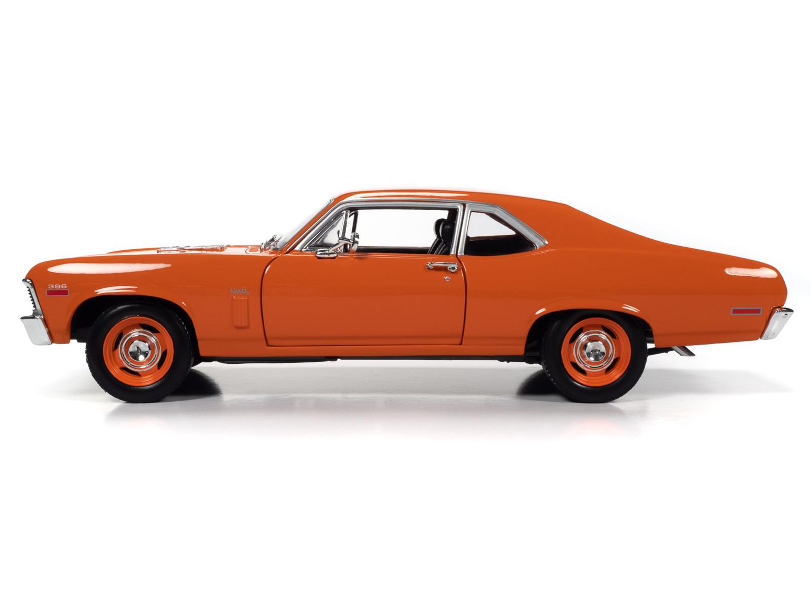 AUTO WORLD AMM1226 1:18 Scale 1970 Chevrolet Nova SS Diecast Model