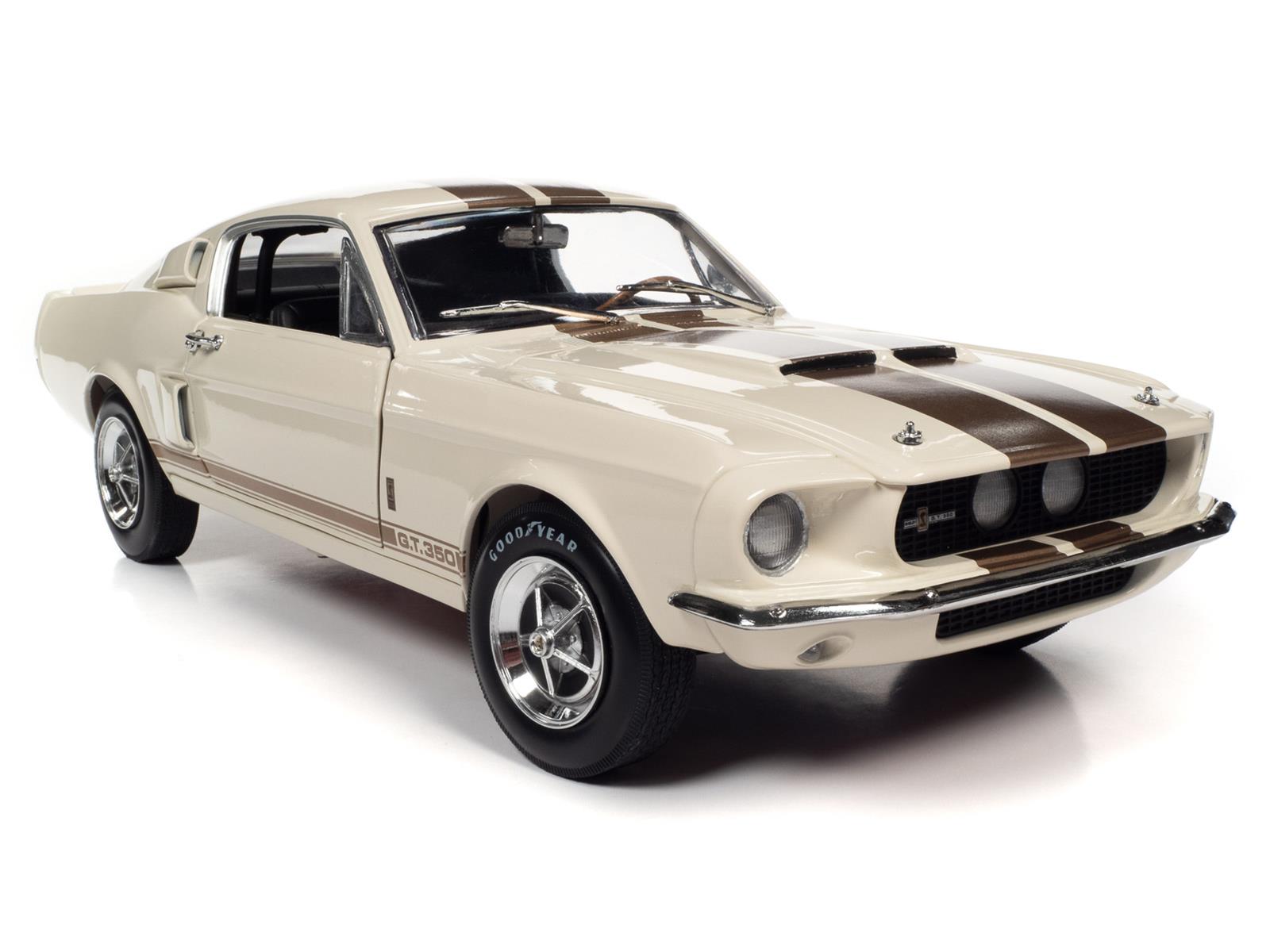 AUTO WORLD AMM1227 1:18 Scale 1967 Ford Mustang Shelby GT350 Diecast ...