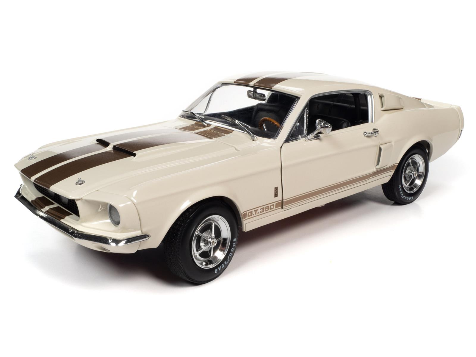 Muscle Machines 1966 Ford Shelby Mustang GT-350 Blue with White Stripes 1:18 Diecast Car for sale online