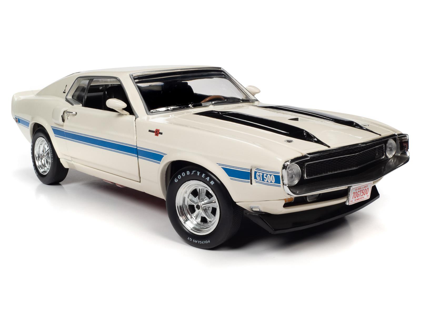 AUTO WORLD AMM1229 1:18 Scale 1970 Ford Mustang Shelby GT500