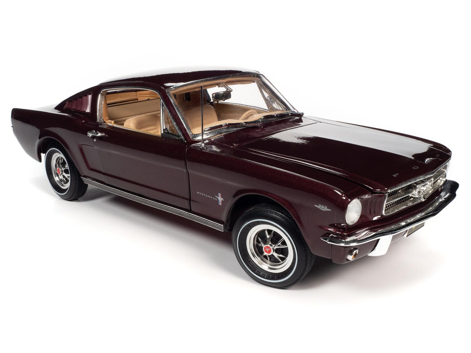 ERTL American Muscle 1/18 - Ford Mustang Convertible 1965 Bleue - Collection限量