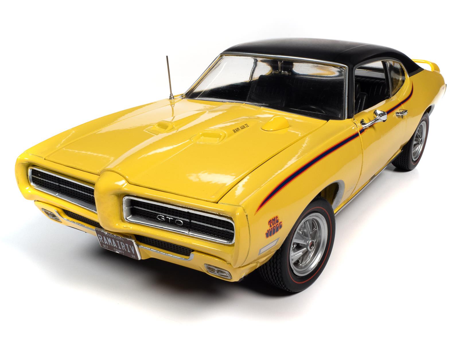 PONTIAC 1969 GTO STREET MACHINES rose mét. 1/18 AMERICAN MUSCLE ERTL 7978 custom | eBay