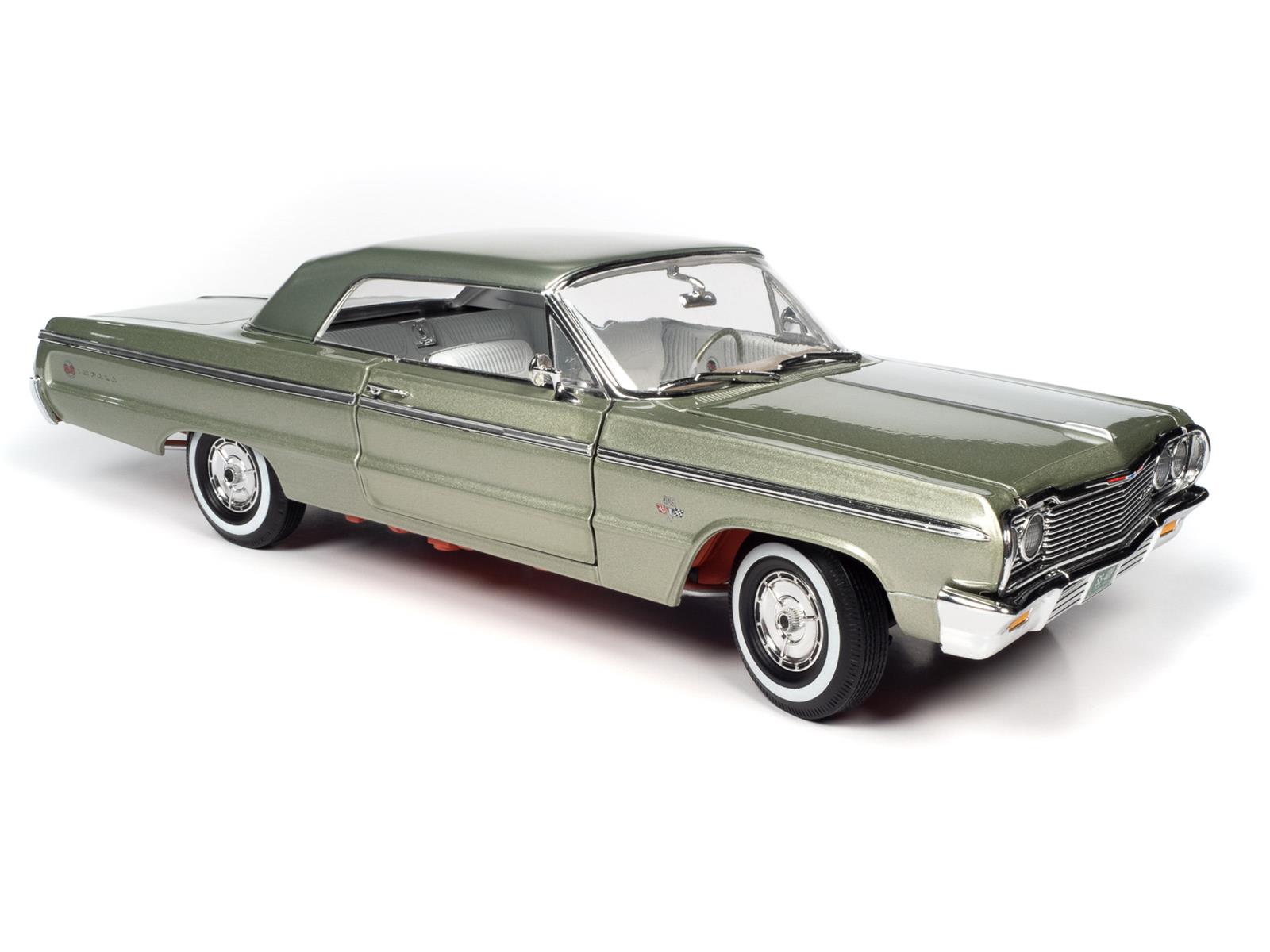 AUTO WORLD AMM1264 1:18 Scale 1964 Chevy Impala SS Diecast Model