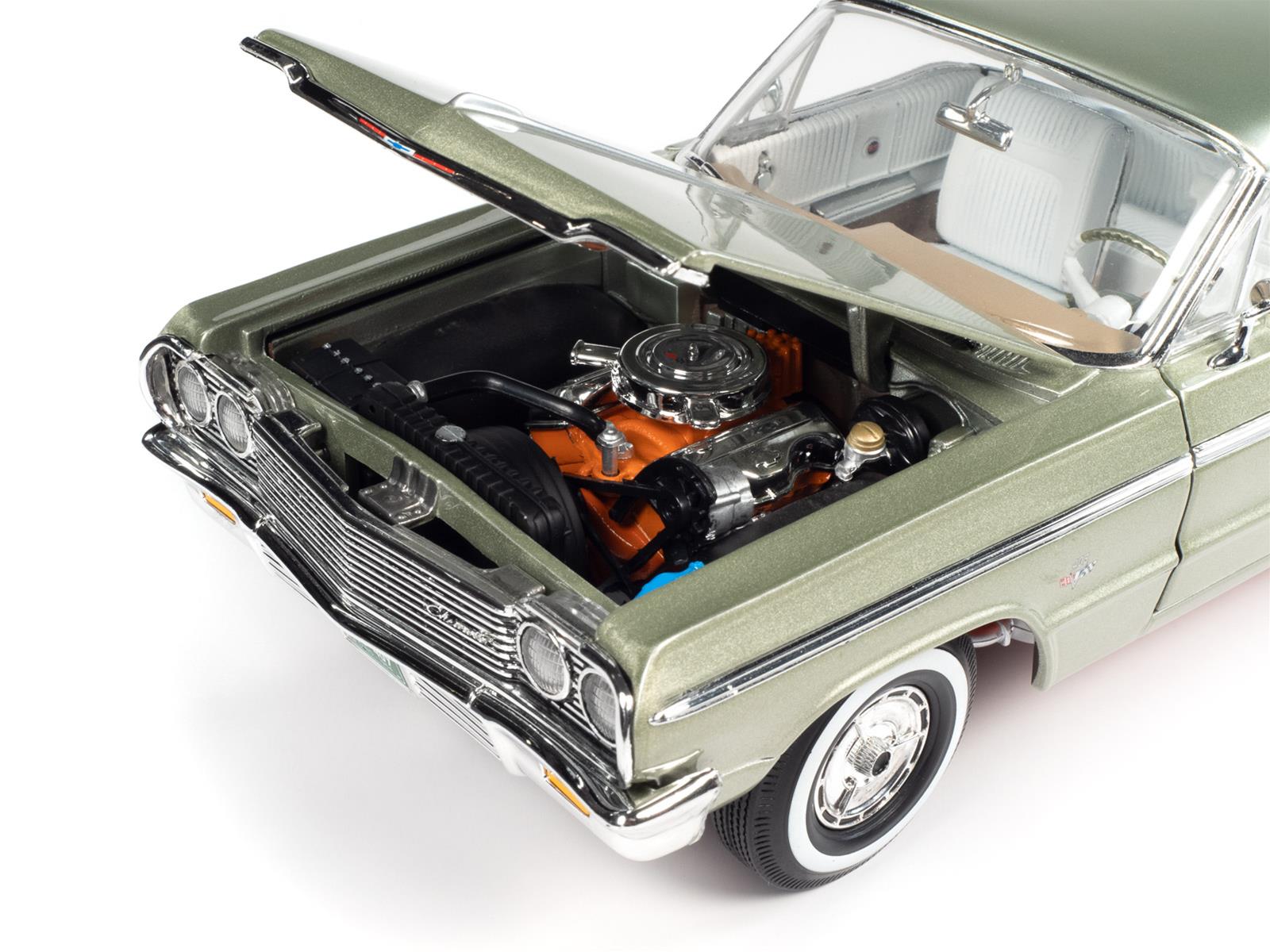 AUTO WORLD AMM1264 1:18 Scale 1964 Chevy Impala SS Diecast Model