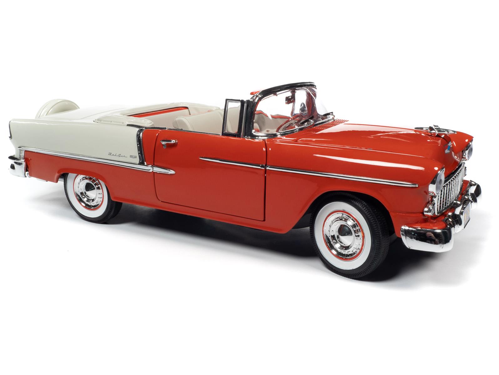 ミニチャンプス 1/18アメリカン ドリーム カー コレクション 1955 AUTO WORLD AMM1265 1:18 Scale 1955 Chevrolet Bel Air Convertible