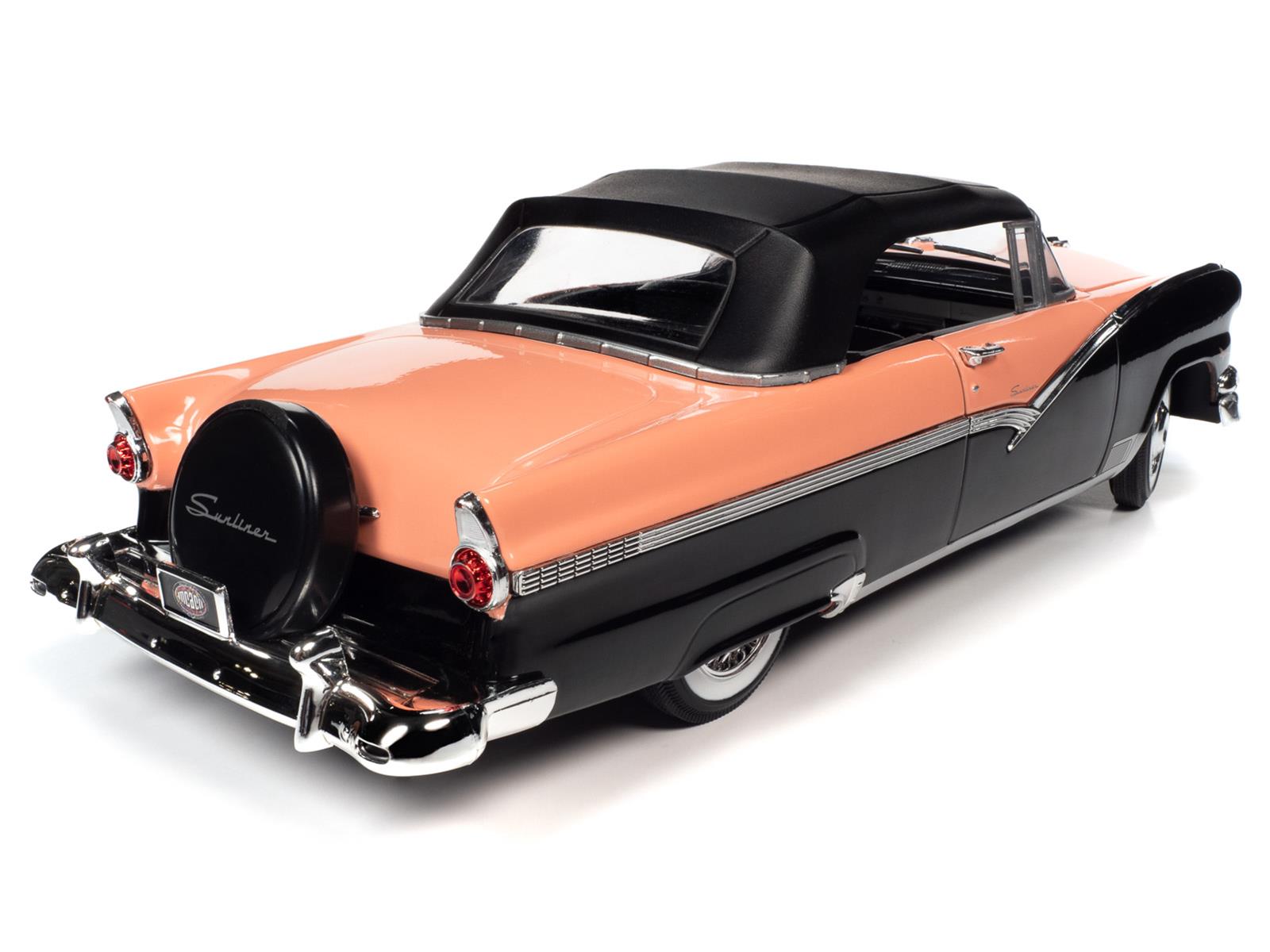1956 Ford Sunliner 2台セット　1/18スケール AUTO WORLD AMM1270 1:18 Scale 1956 Ford Sunliner Diecast Model