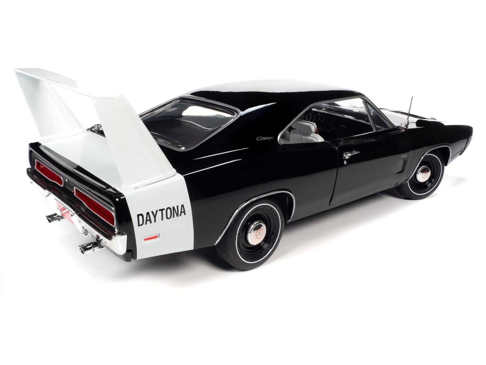 AUTO WORLD AMM1310 1:18 Scale 1969 Dodge Charger Daytona Diecast Model ...