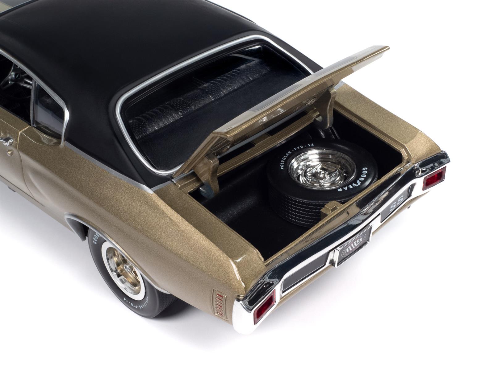 1/18 1970 シボレーシェベルSS CHEVELLE PRO STREET AUTO WORLD AMM1332/06 1:18 Scale 1970 Chevy Chevelle SS Vinyl Top