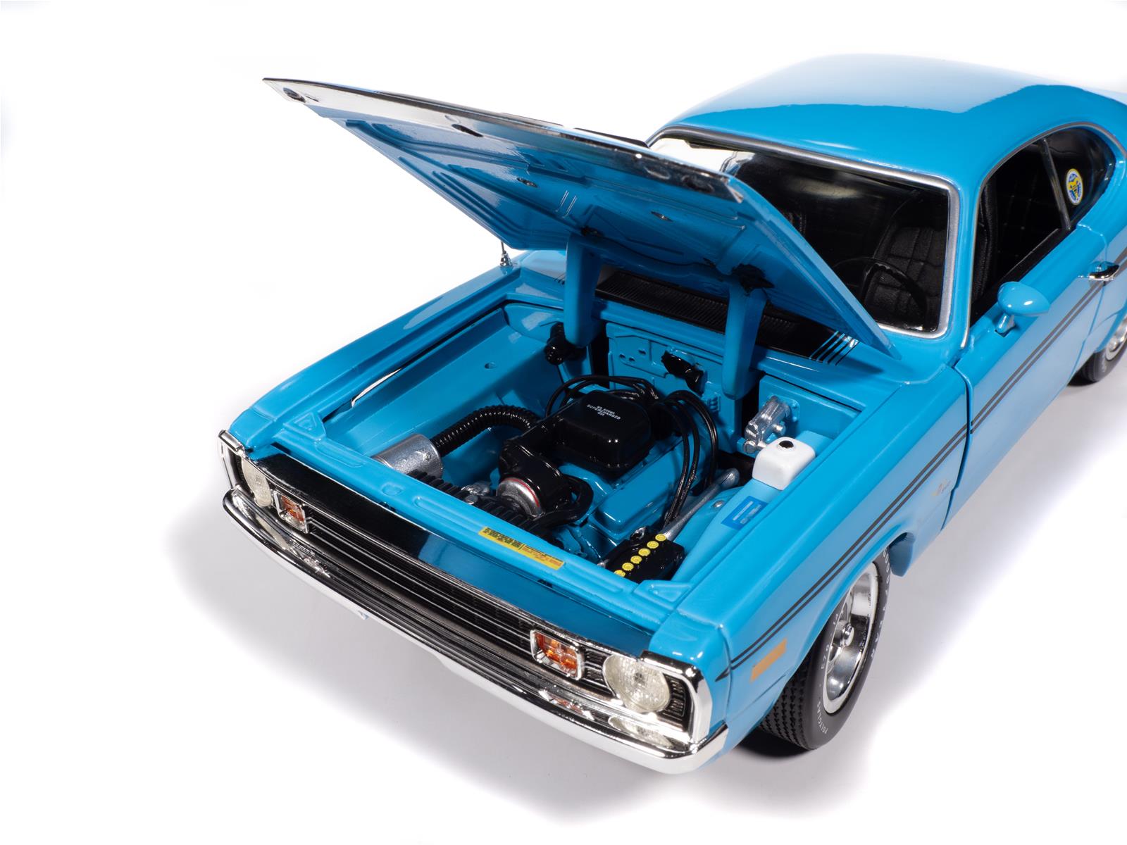 AUTO WORLD AMM1345 1:18 Scale 1972 Dodge Demon GSS Diecast Model