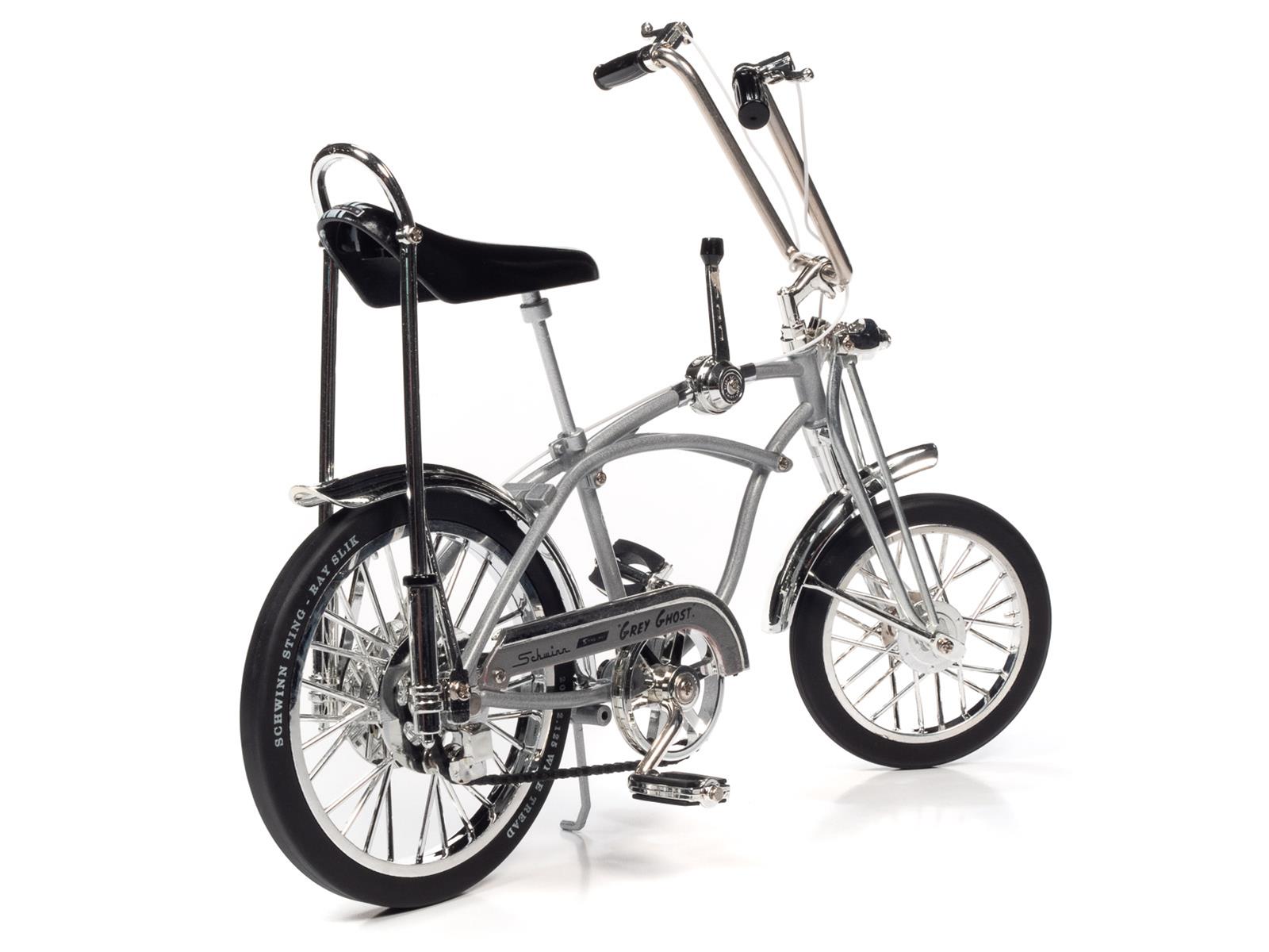 AUTO WORLD AMTD003 1:6 Scale Grey Ghost Schwinn Bicycle Diecast ...