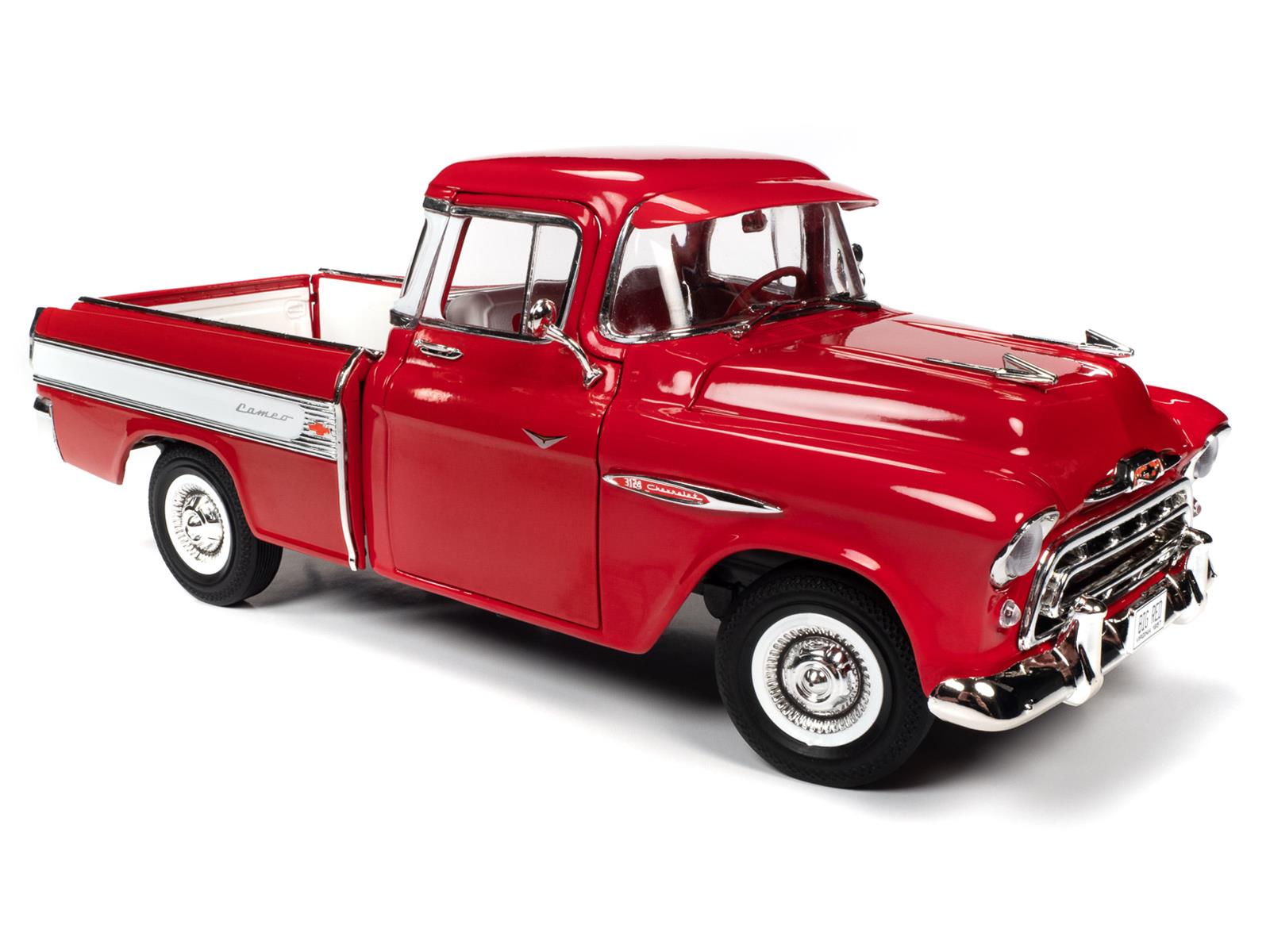 AUTO WORLD AW265 1:18 Scale 1957 Chevrolet Cameo Pickup Truck