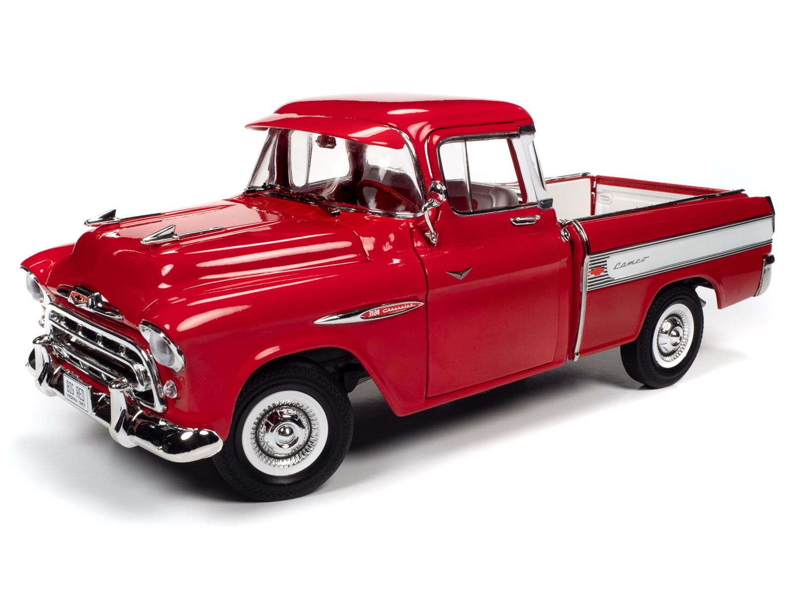 AUTO WORLD AW265 1:18 Scale 1957 Chevrolet Cameo Pickup Truck 