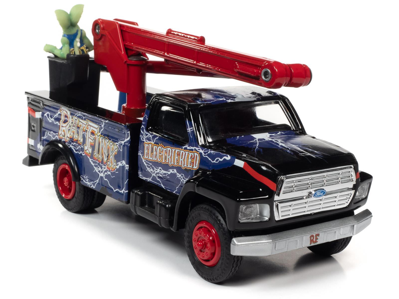 Rat Fink AW296 1:34 Scale 1990 Ford Rat Fink Bucket Truck Diecast