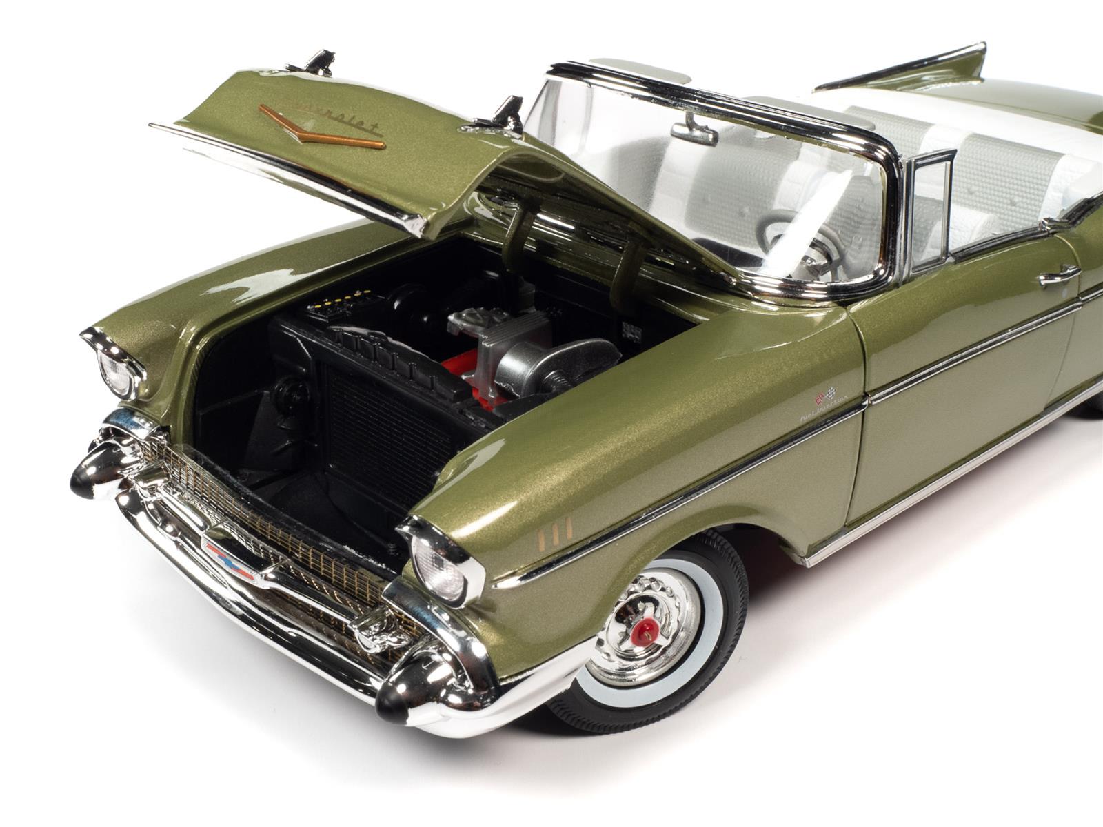 AUTO WORLD AW306/06 1:18 Scale 1957 Chevrolet Bel Air Convertible