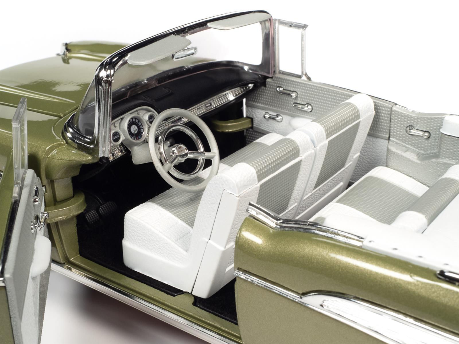 AUTO WORLD AW306/06 1:18 Scale 1957 Chevrolet Bel Air Convertible