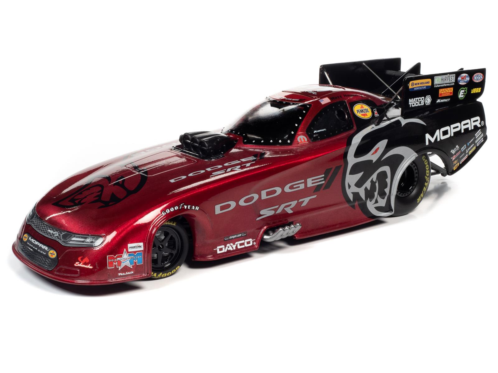 AUTO WORLD AWN002 1:24 Scale Matt Hagan 2021 Dodge Charger SRT