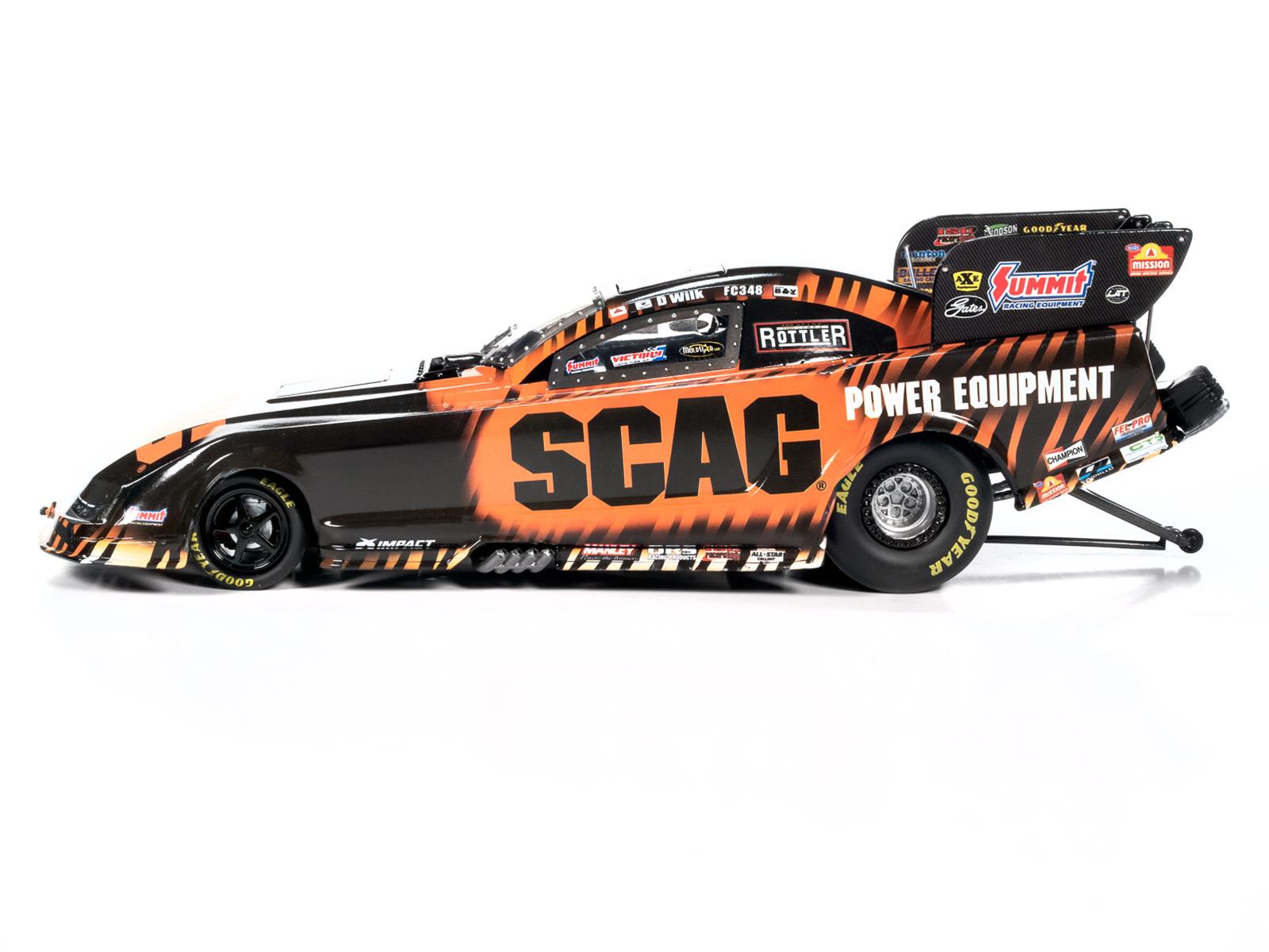 AUTO WORLD AWN039 1:24 Scale 2024 SCAG Ford Mustang Dan Wilkerson