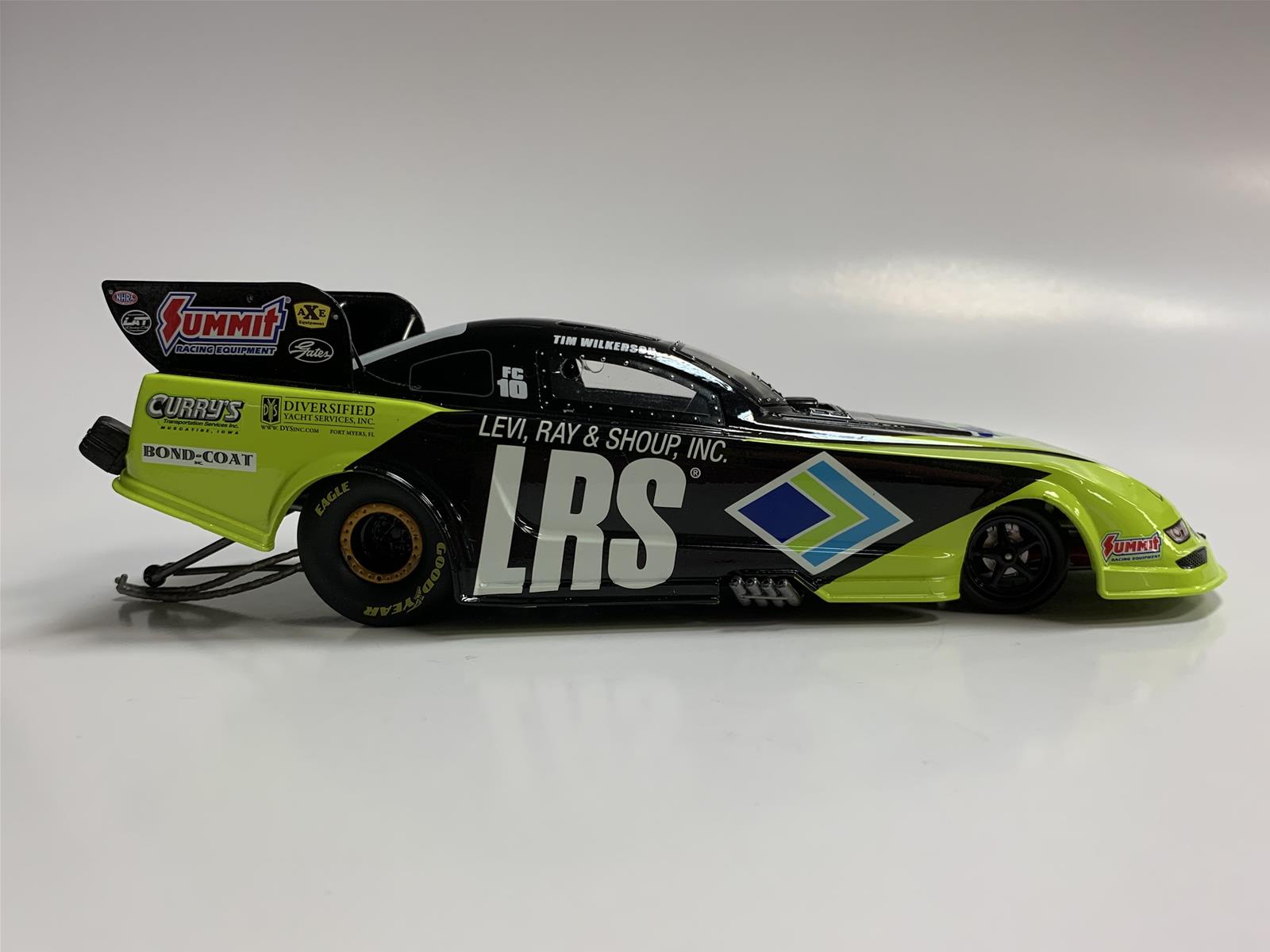 AUTO WORLD CP7704 124 Scale Tim Wilkerson 2020 Ford Mustang Funny Car