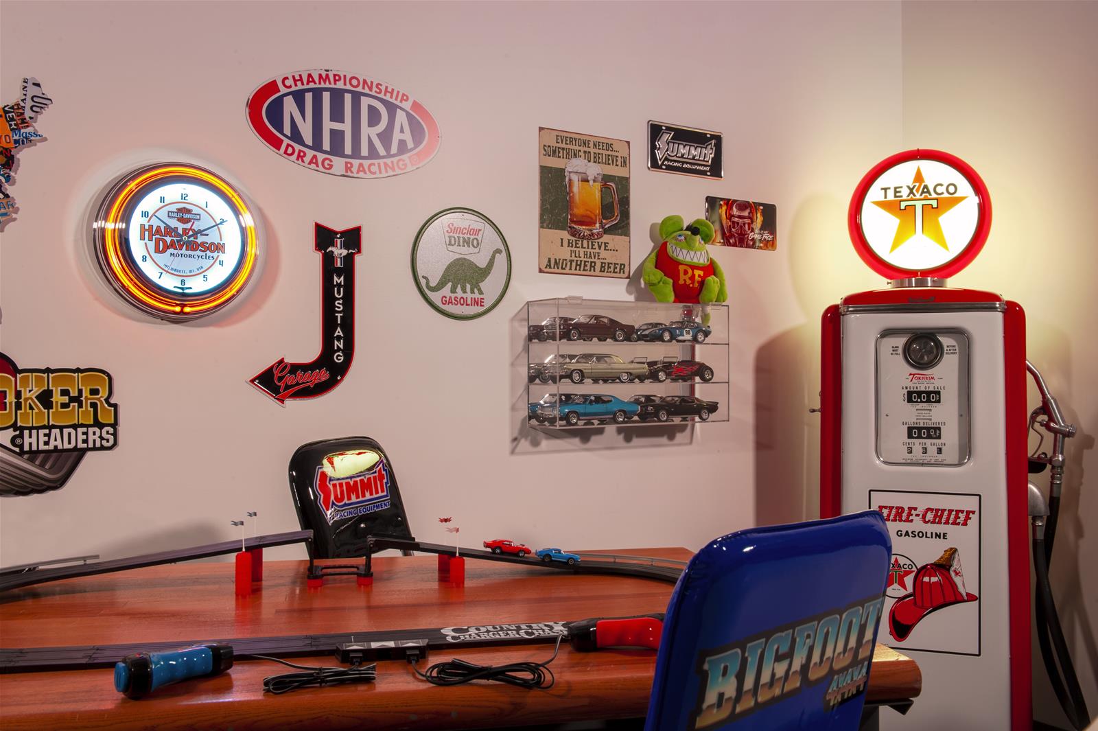 Summit Gifts HDL-16623 Harley-Davidson® Double Neon Wall Clock