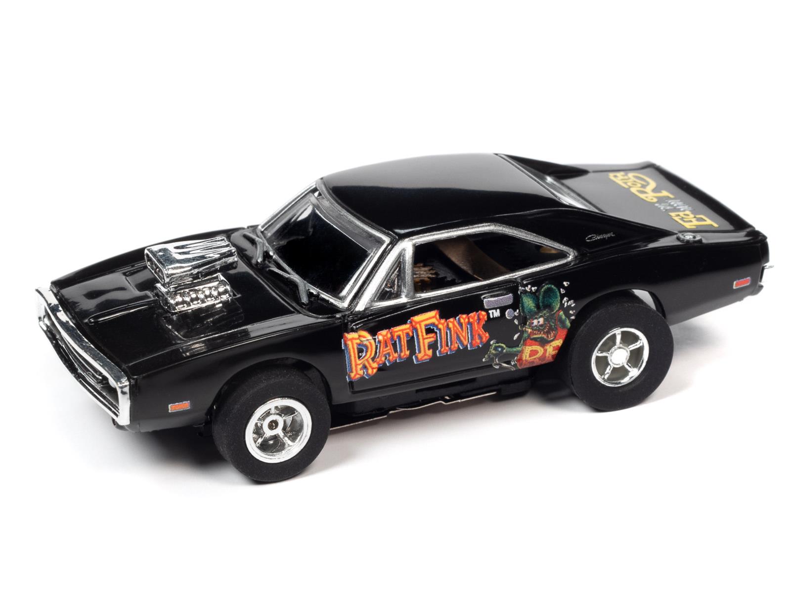 Rat Fink SRS347/03 1:64 Scale Rat Fink And Furry-ous Slot Car Set