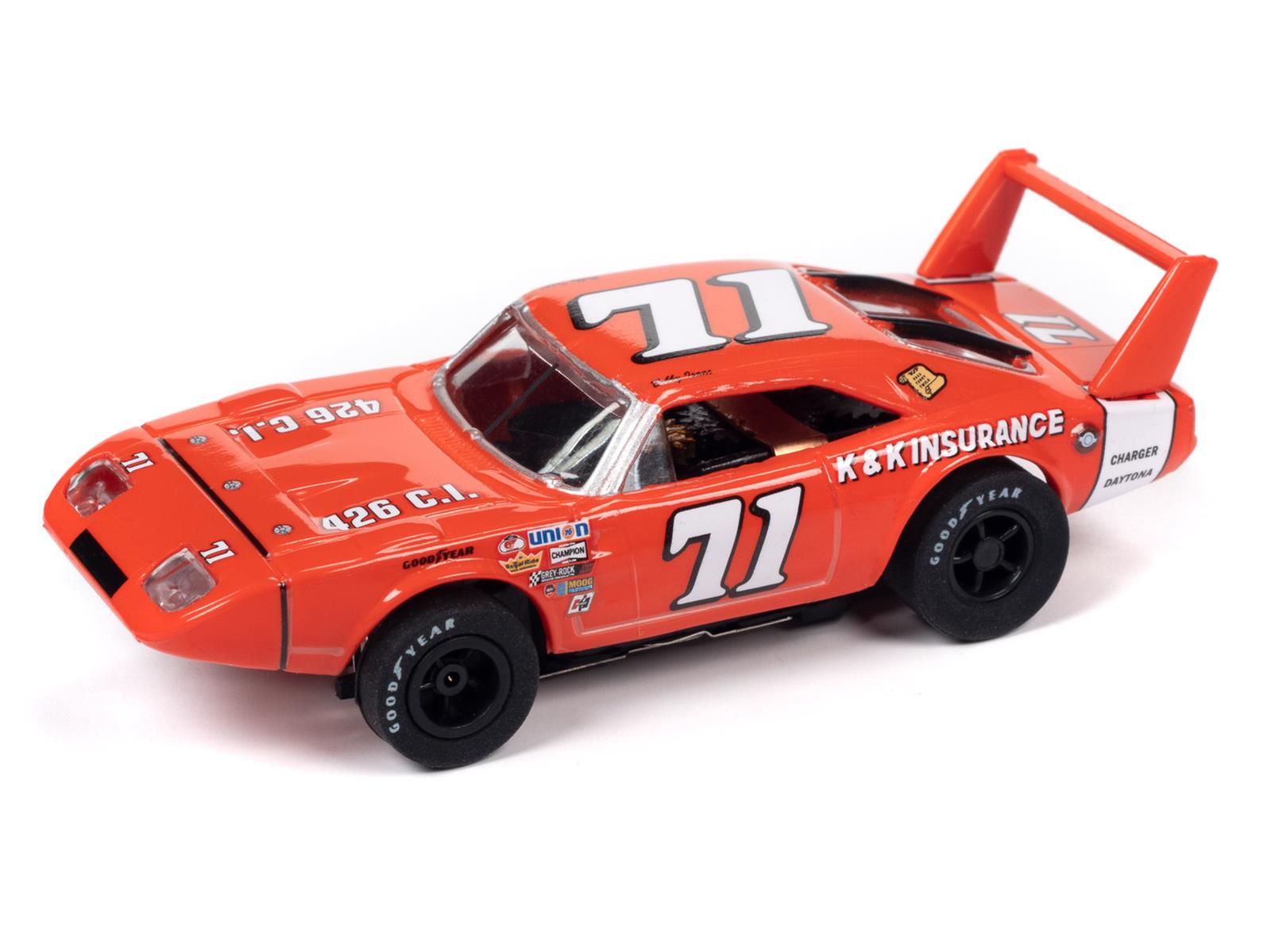 AUTO WORLD SRS349/03 1:64 Scale Winged Warrior Slot Car Set
