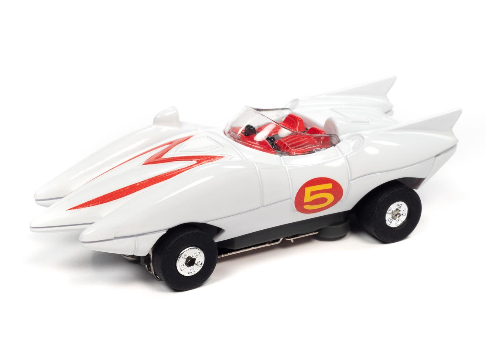 AUTO WORLD SRS361/03 1:64 Scale Speed Racer Mach 5 Mania Slot Car